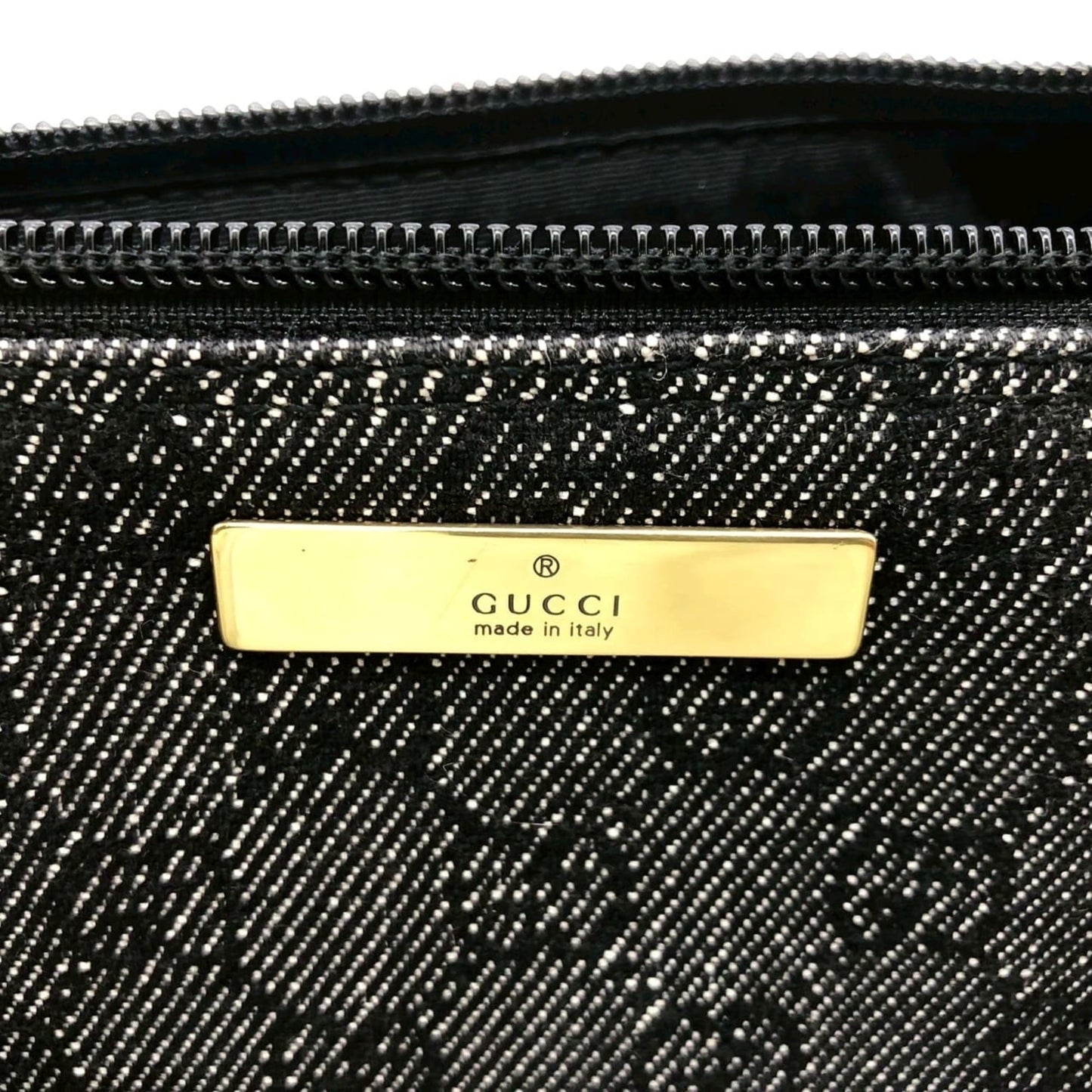Gucci Black Canvas Handbag