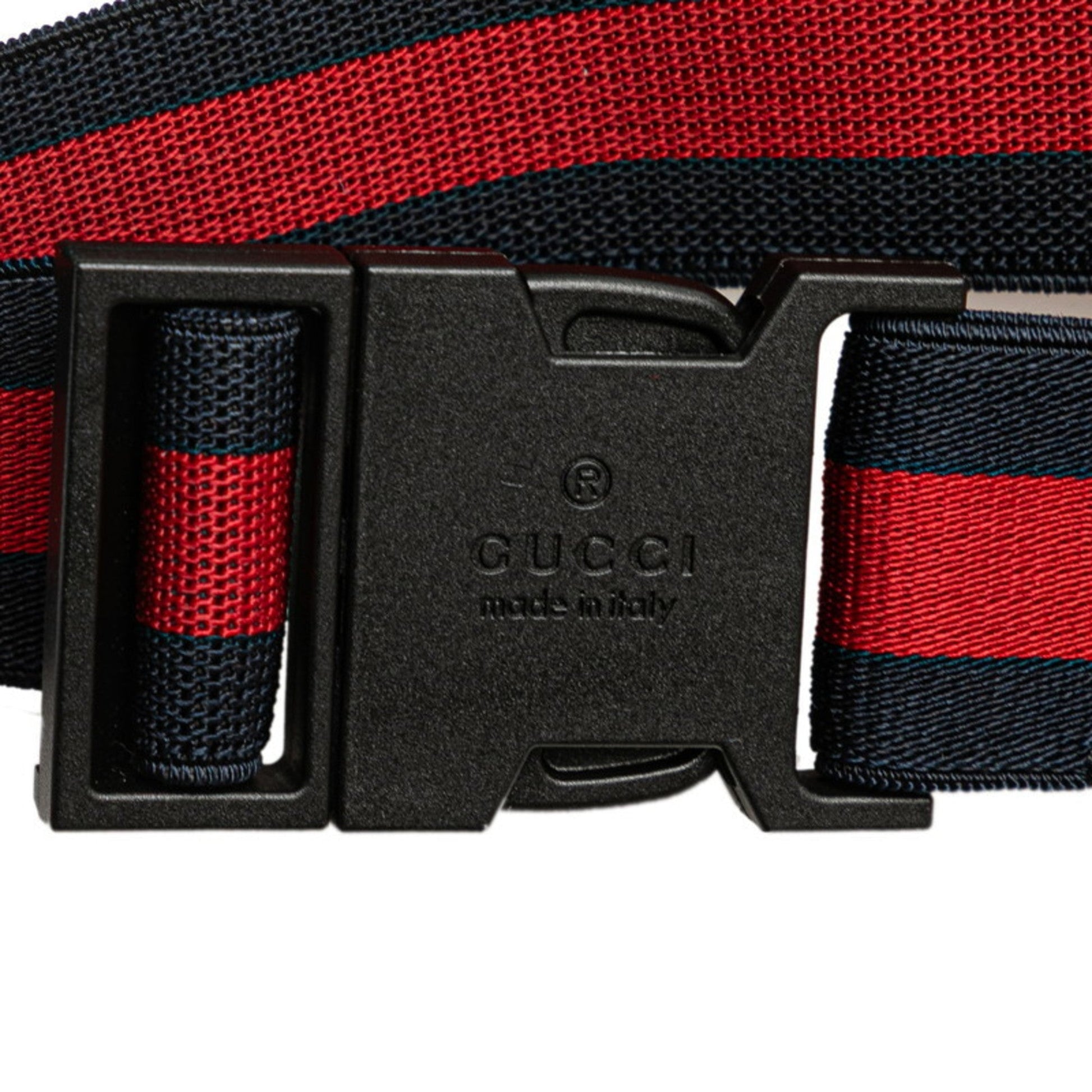 Gucci Red Color Canvas Fanny Pack