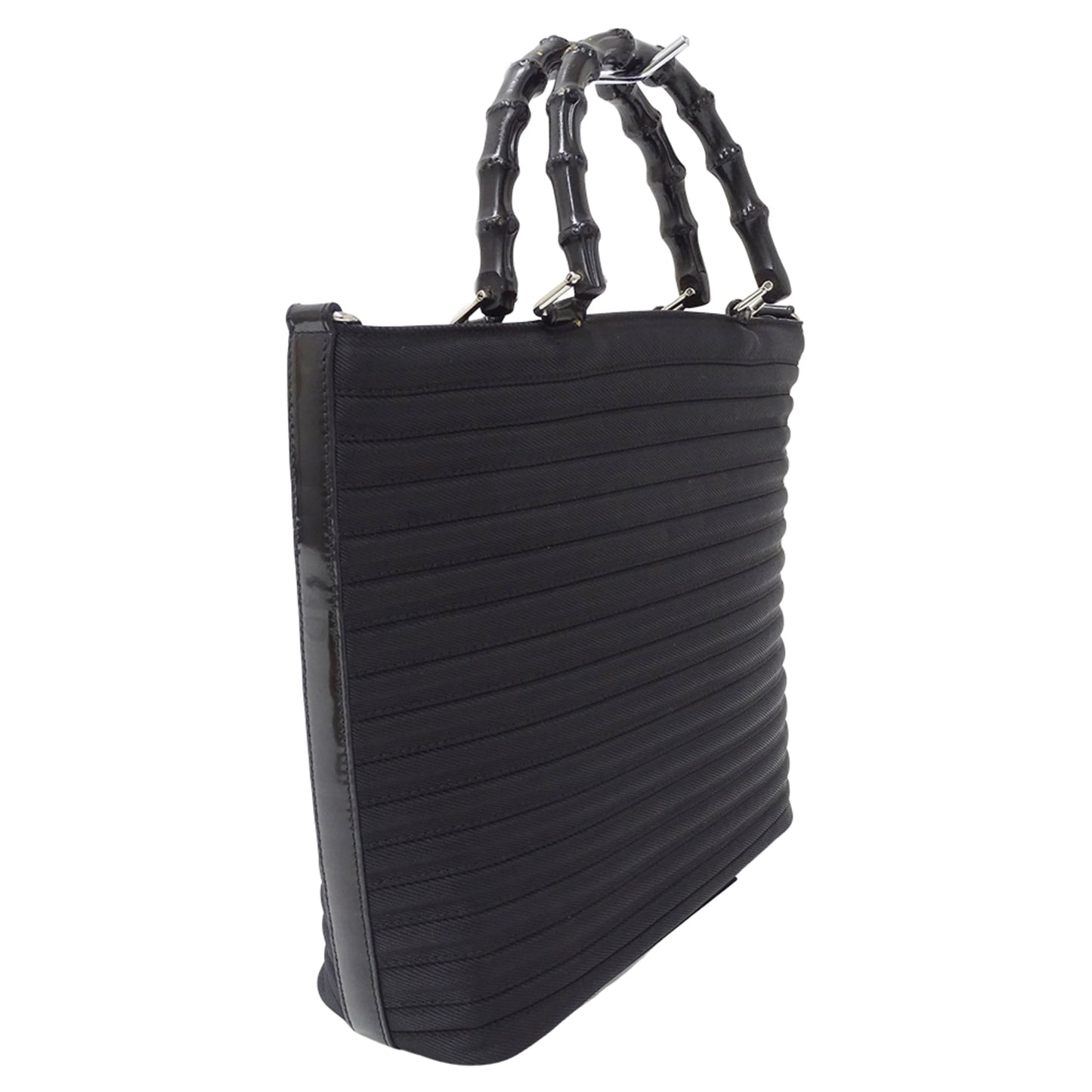 Gucci Black Nylon Handbag Shoulder Bag