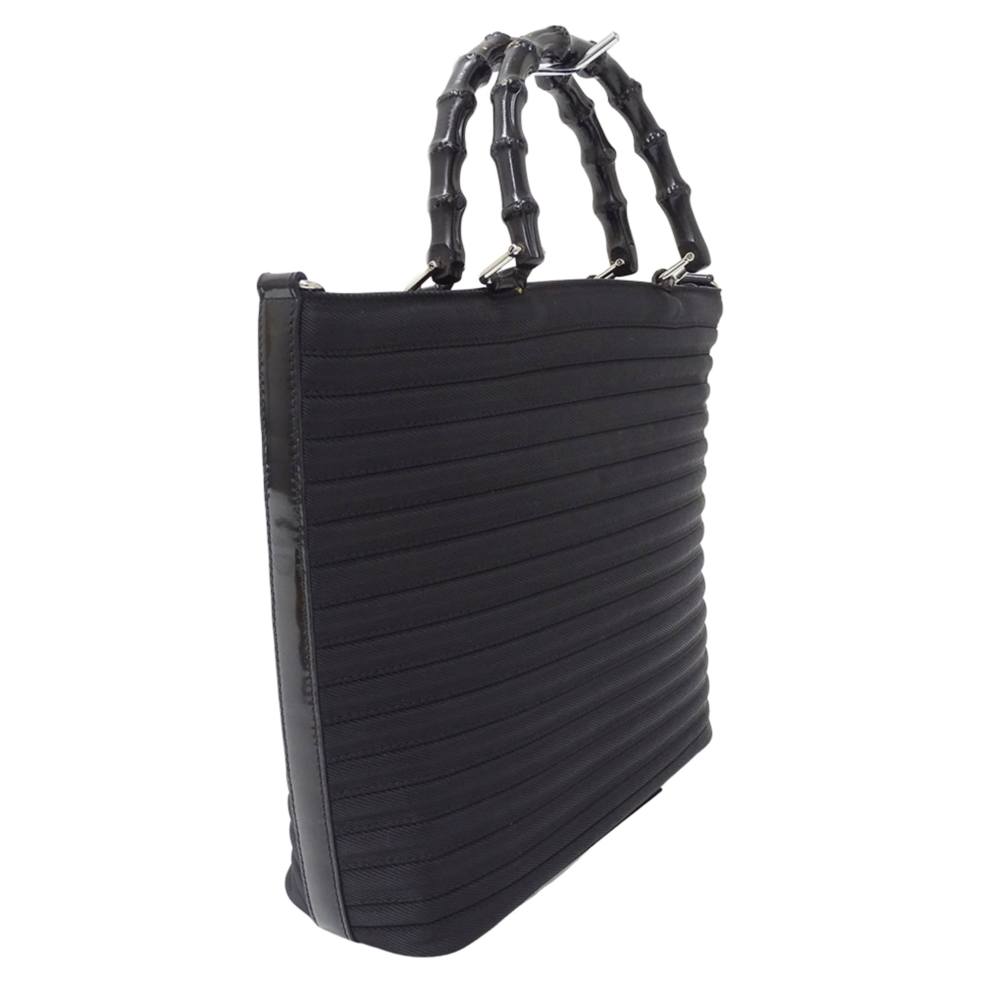 Gucci Black Nylon Handbag Shoulder Bag