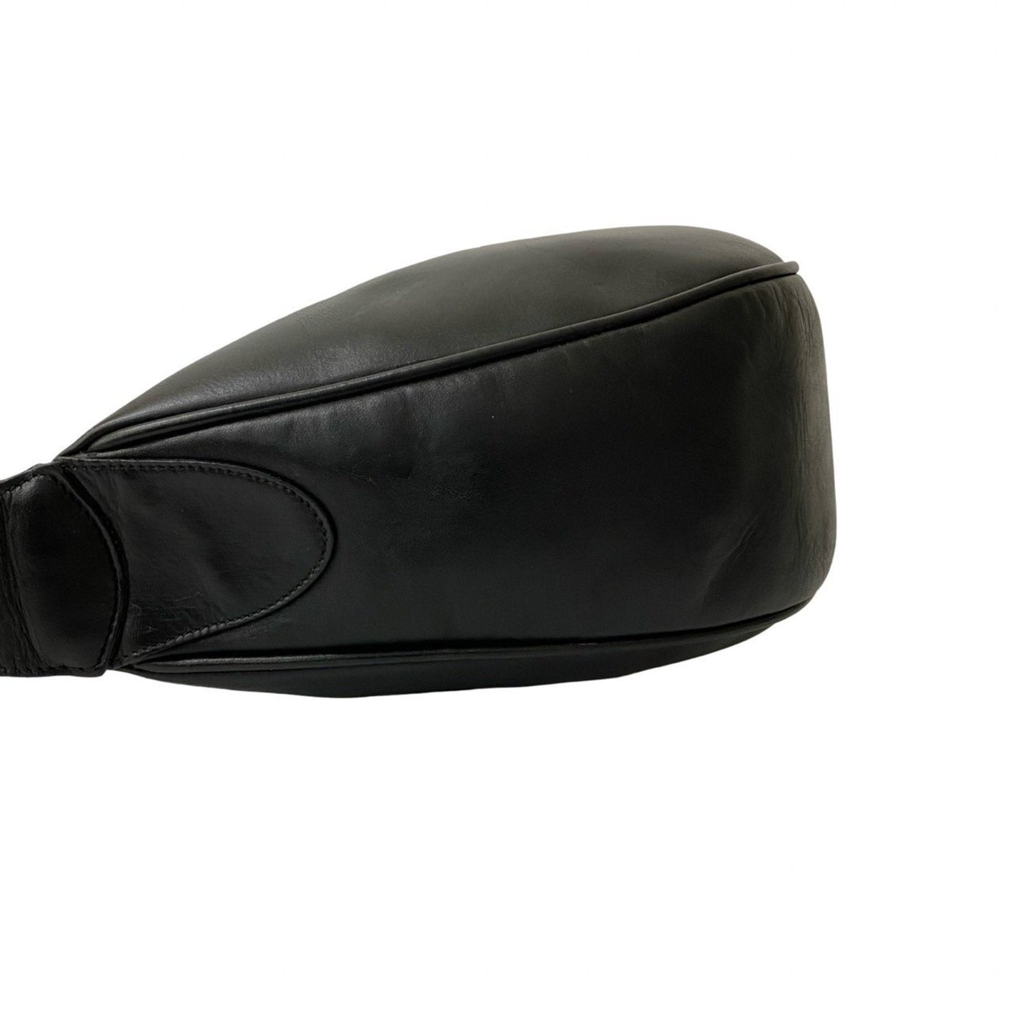 Gucci Black Green Red Color Leather Pochette Shoulder Bag