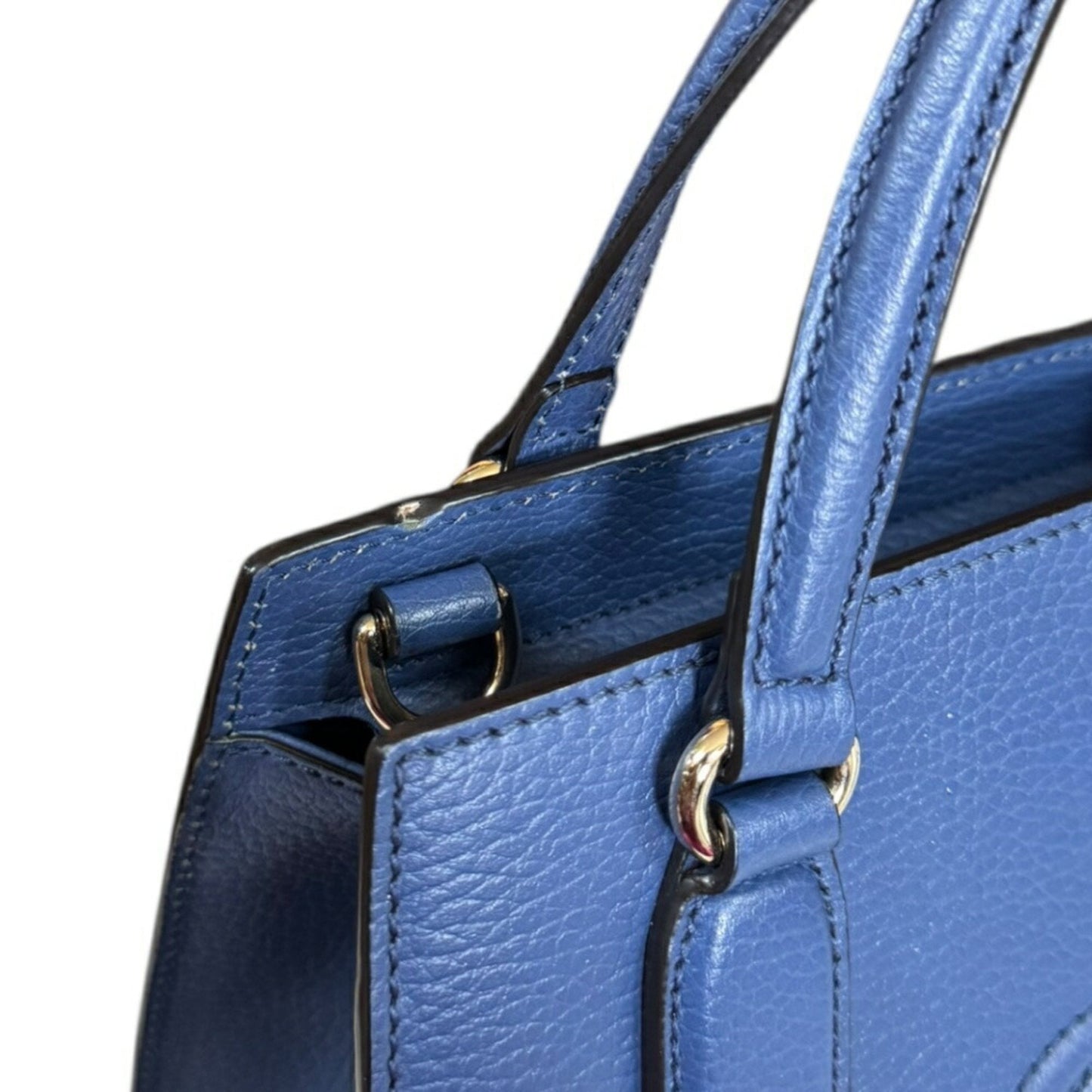 Gucci Soho Blue Leather Shoulder Bag