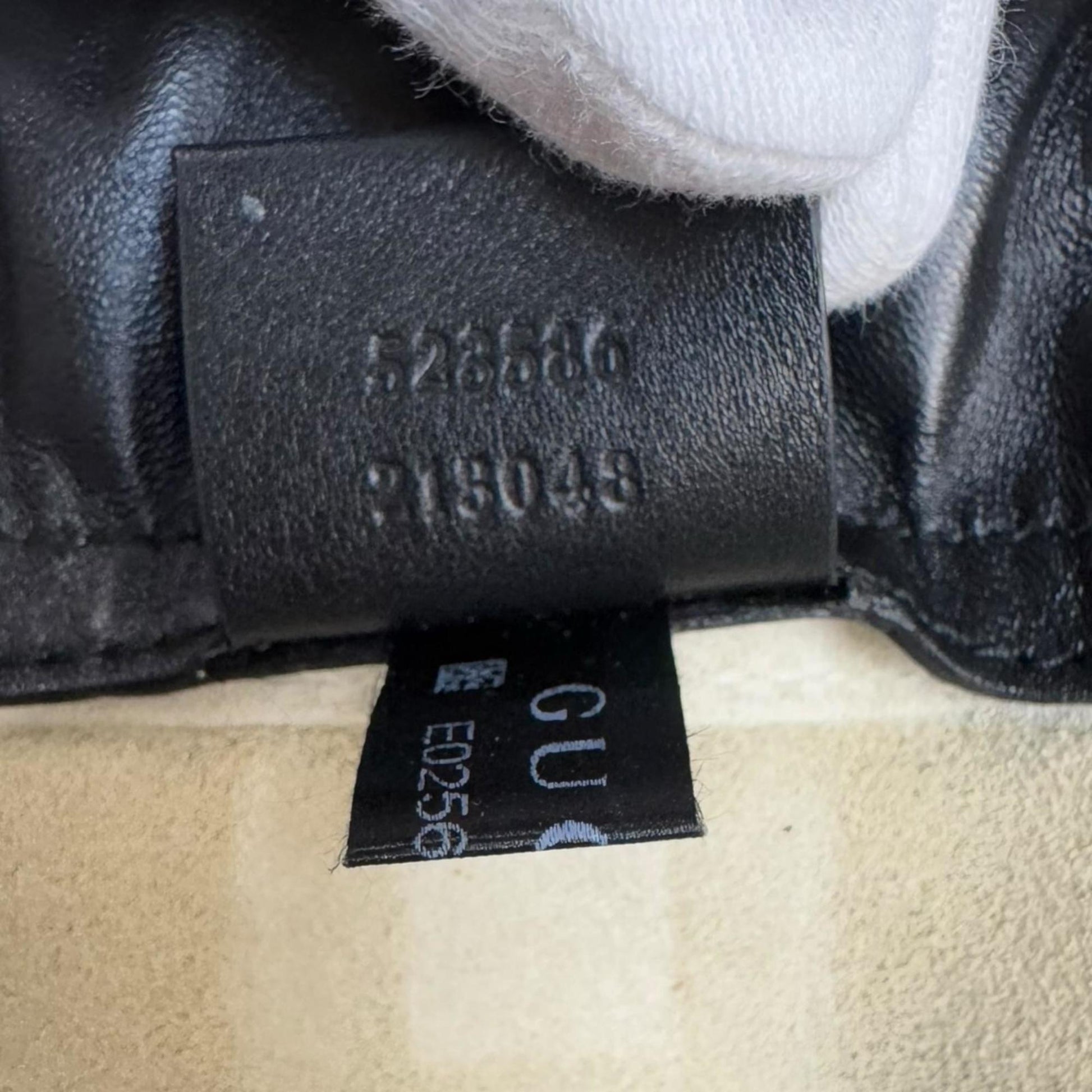Gucci White Leather Backpack Basket