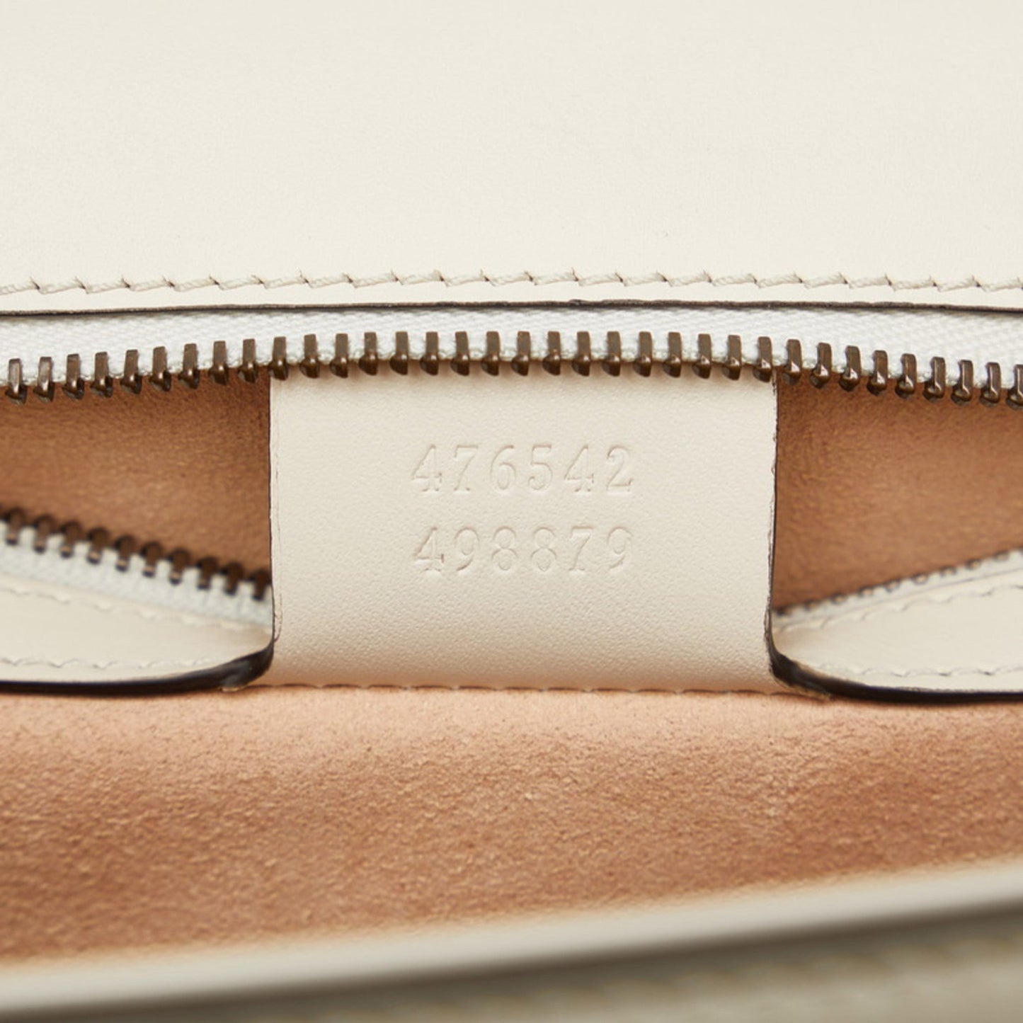 Gucci White Leather Shoulder Bag