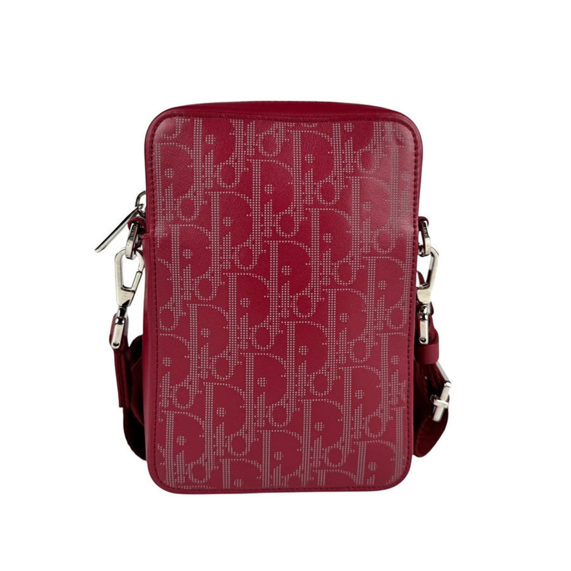 Dior Handbag Christian Color Shoulder Bag 6 Leather Red