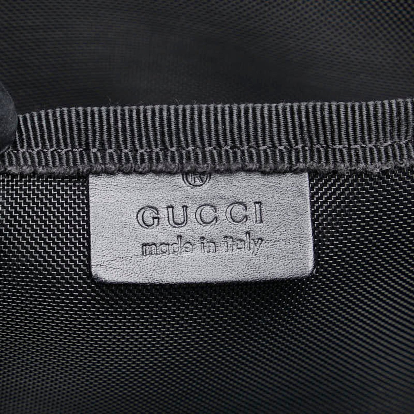 Gucci Black Canvas Tote Bag