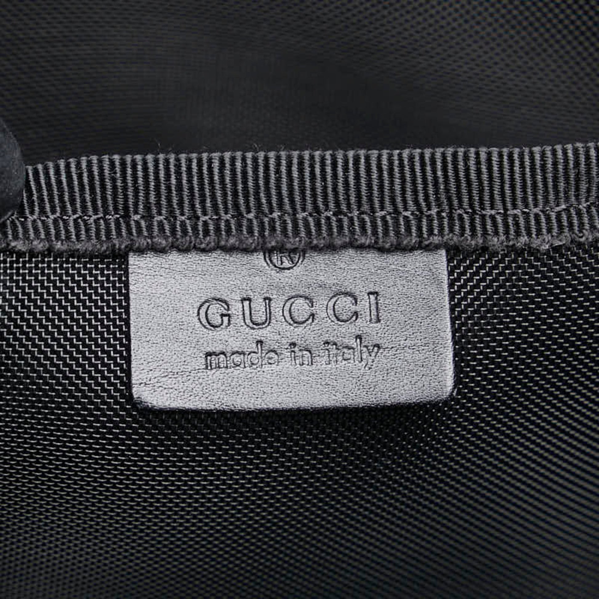 Gucci Black Canvas Tote Bag