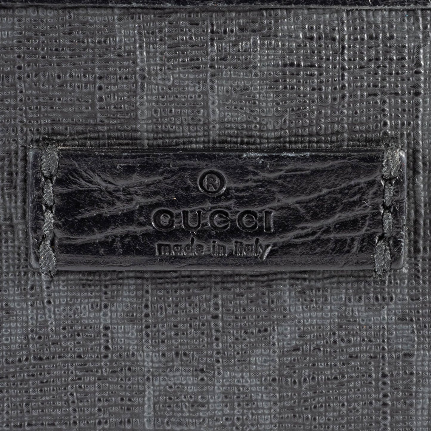 Gucci Gray Gg Supreme Leather Shoulder Bag