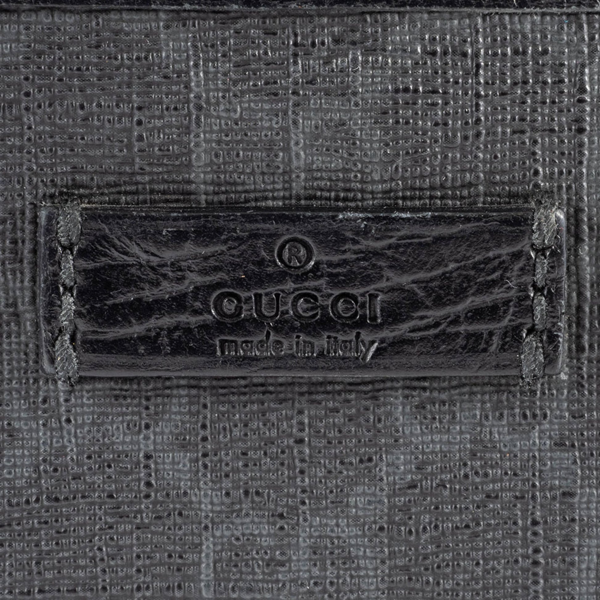 Gucci Gray Gg Supreme Leather Shoulder Bag