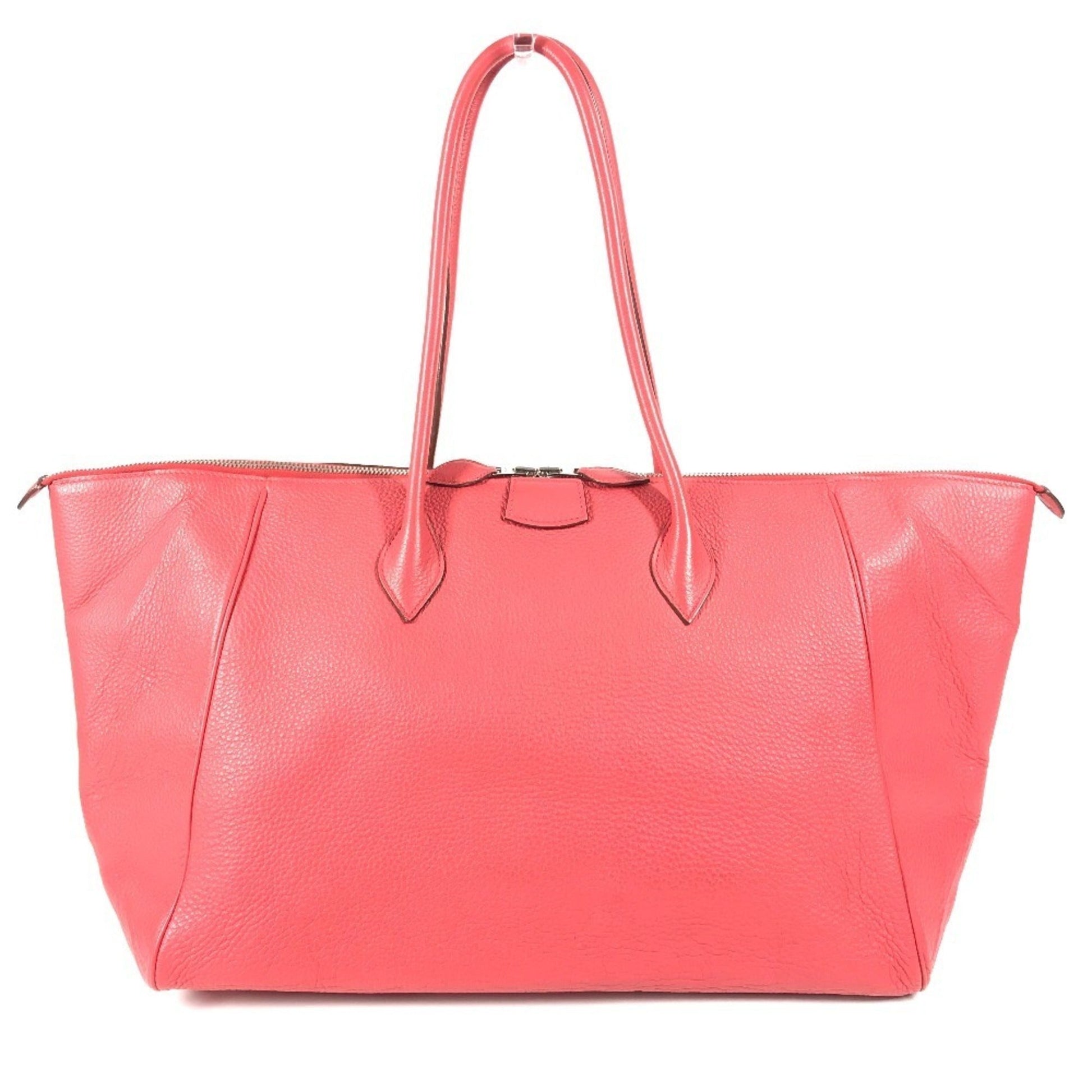 Hermes Paris Bombay Color Taurillon Clemence Boston Bag Shoulder Leather Red Shoulder Bag