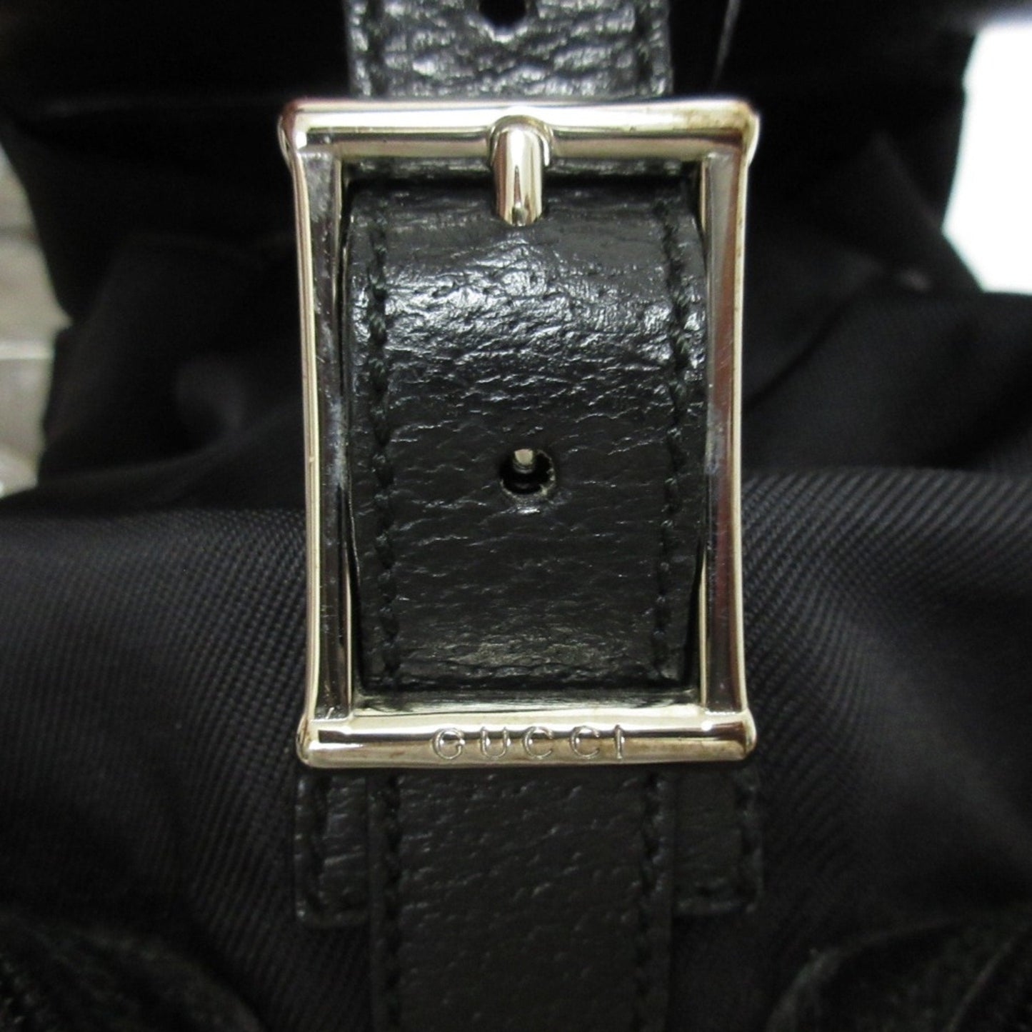 Gucci Black Nylon Backpack
