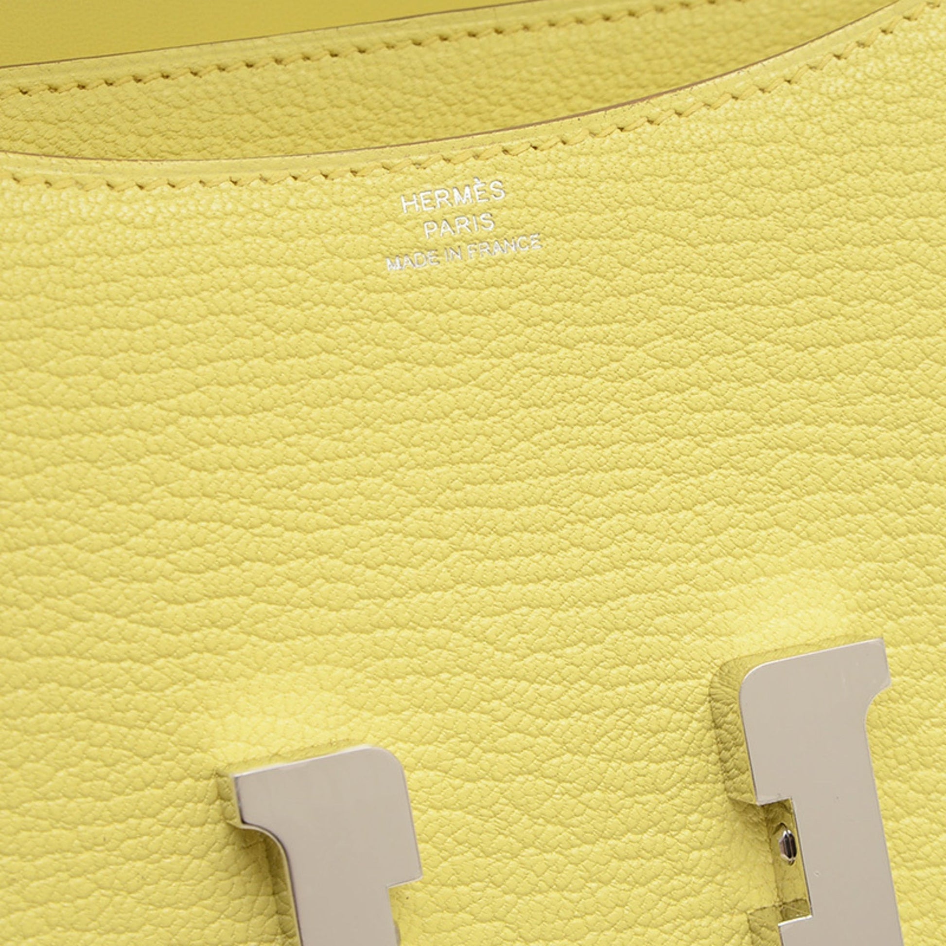 Hermes Chevre Shoulder Bag Leather