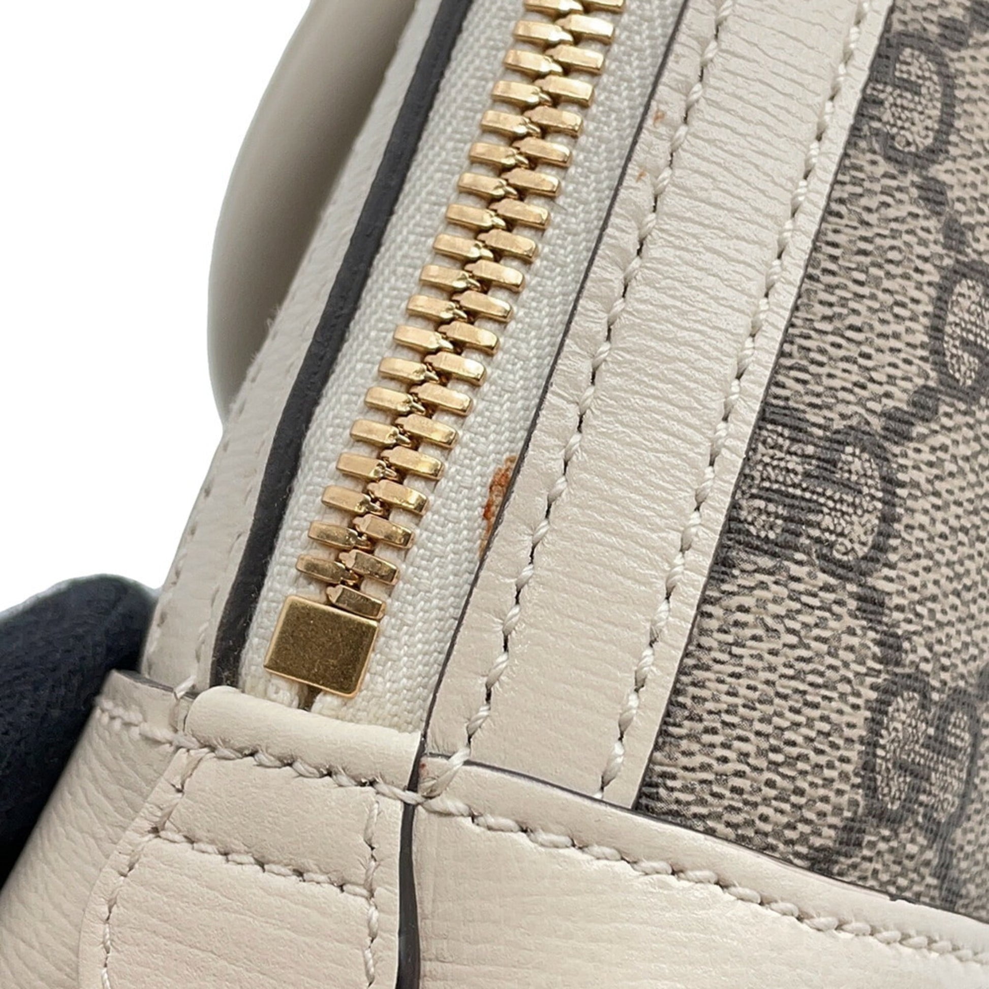 Gucci Horsebit Beige Ivory Gg Supreme Leather Handbag Shoulder Bag