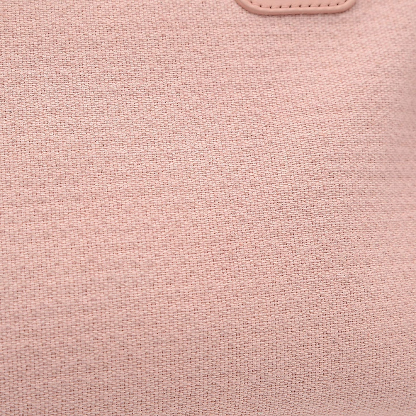 Chanel Deauville Bowling Bag Canvas Calf Pink A92749 Shoulder