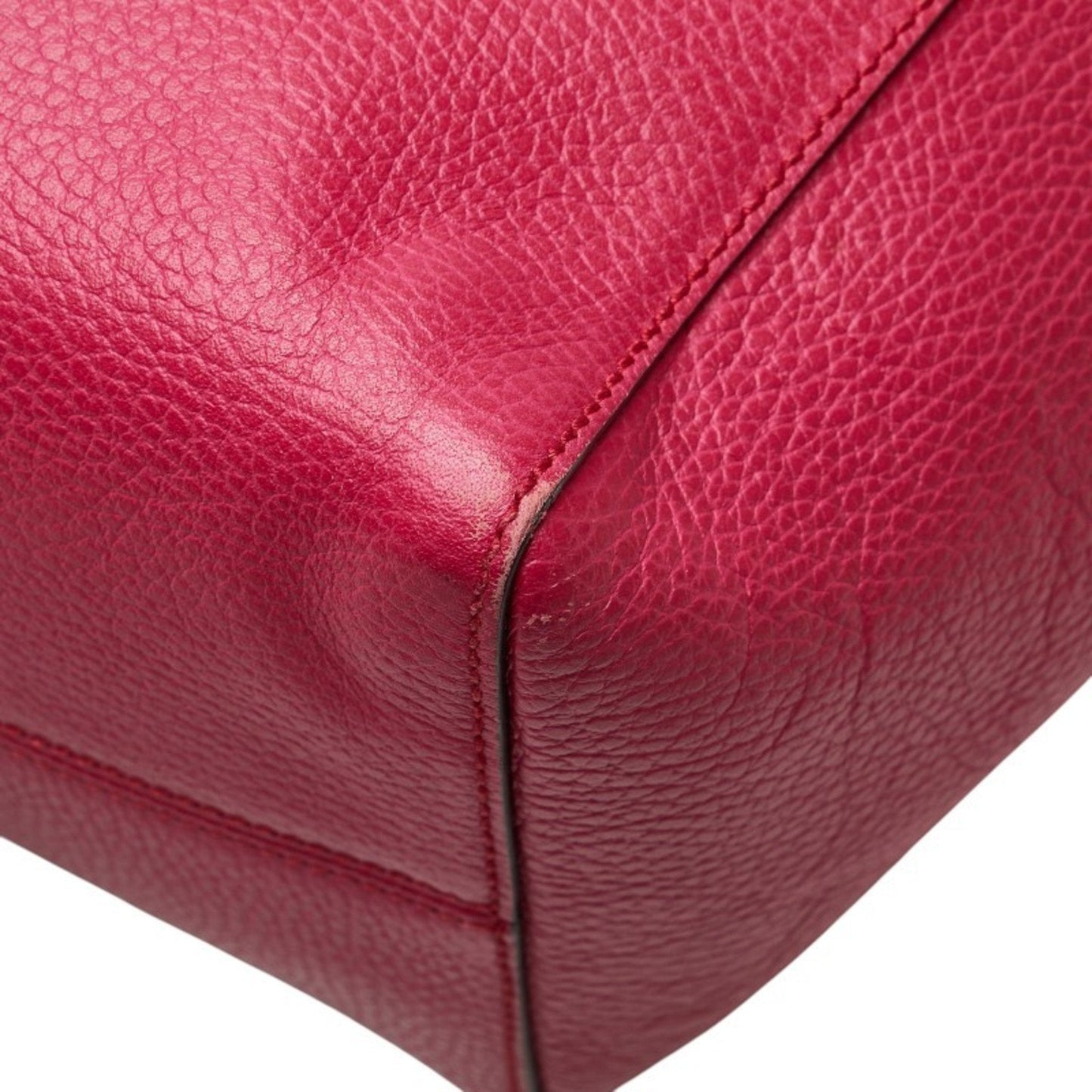 Gucci Pink Leather Tote Bag