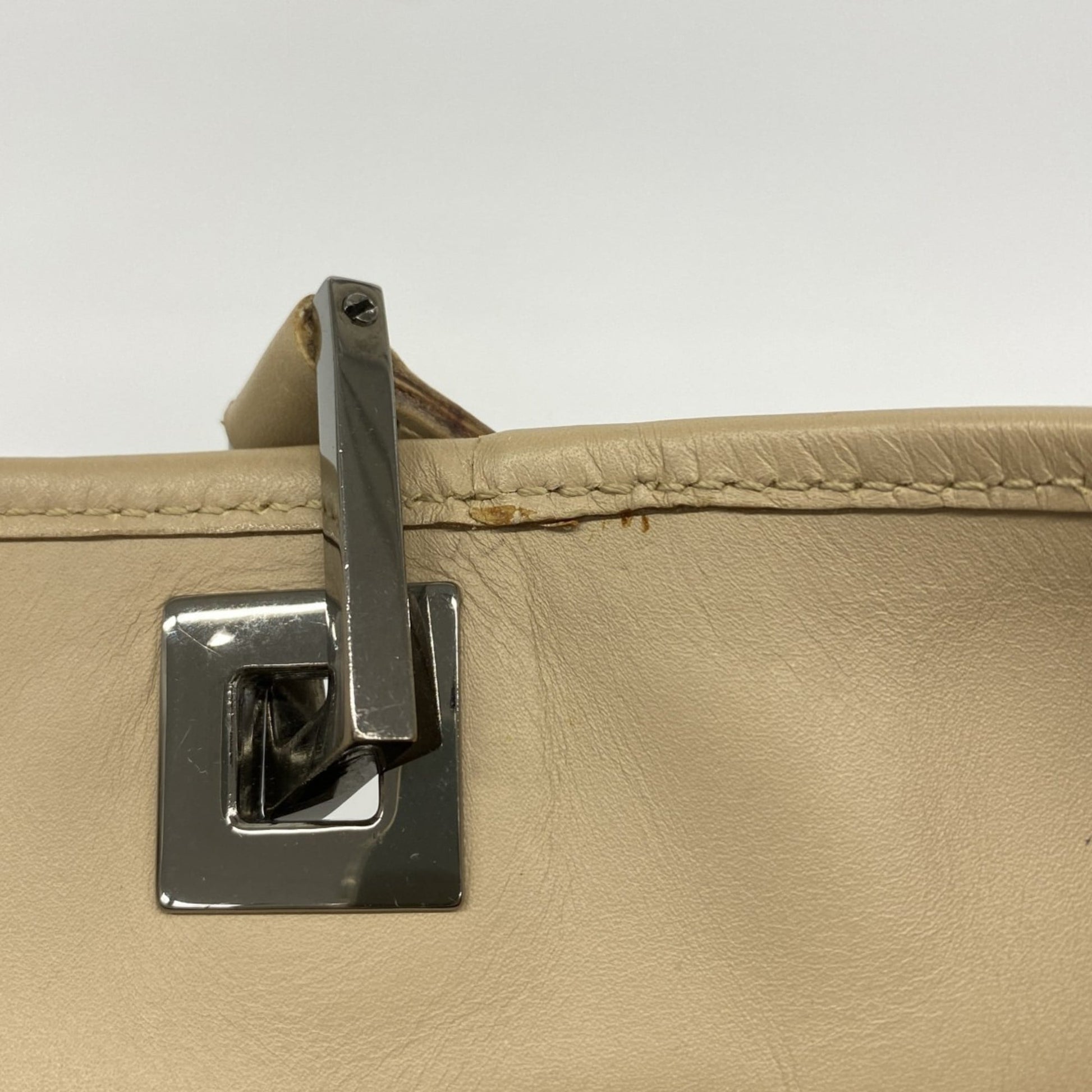 Gucci Beige Canvas Tote Bag