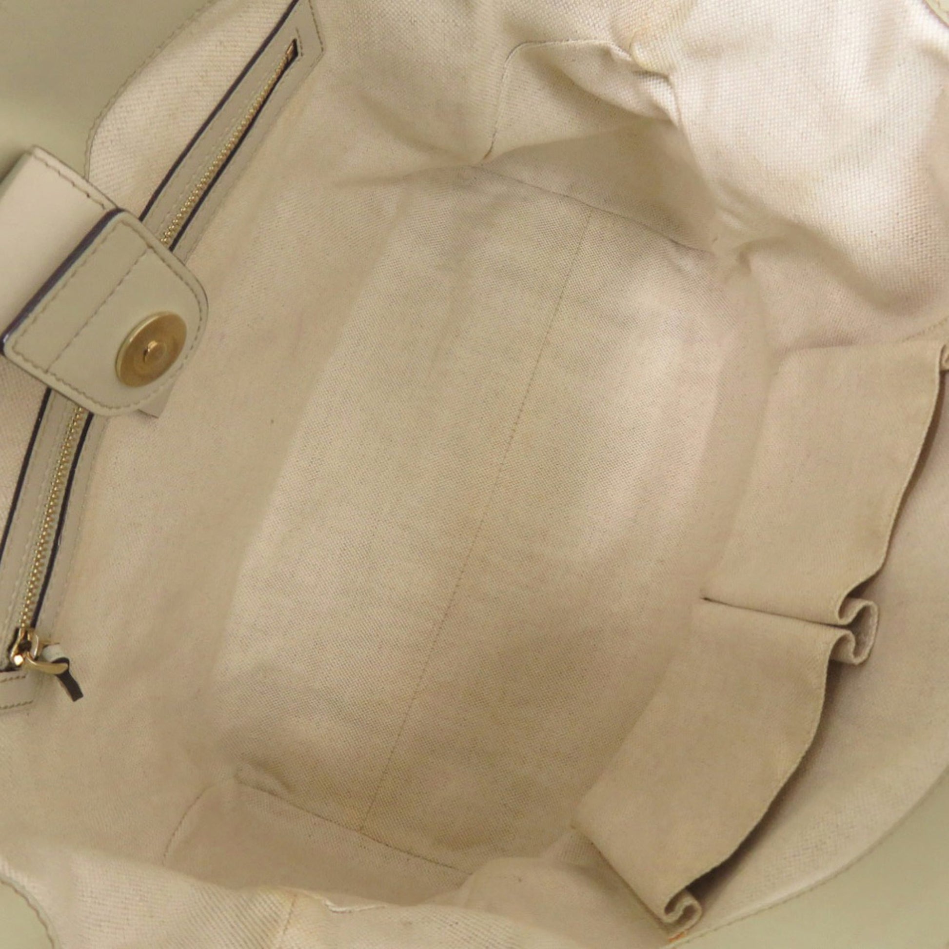 Gucci Beige Gg Canvas Tote Bag