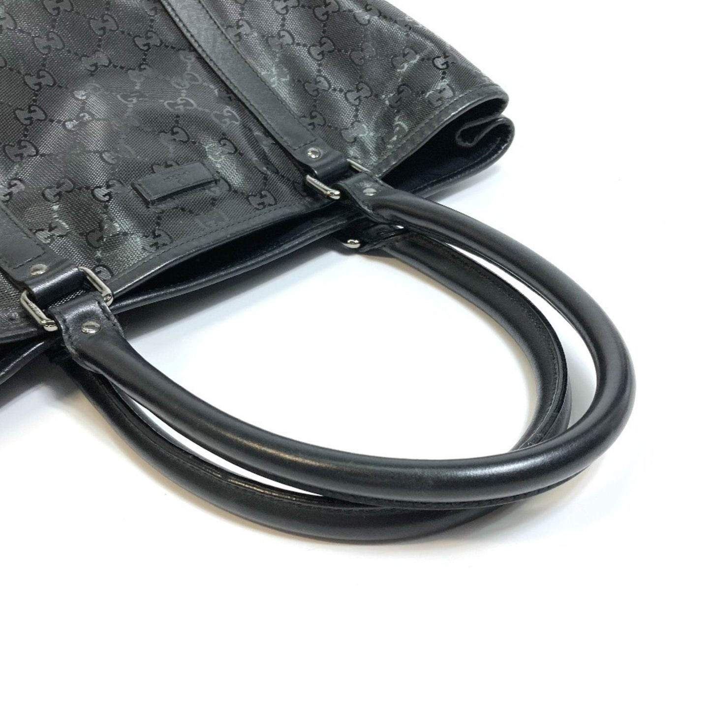 Gucci Black Gg Imprimé Tote Bag