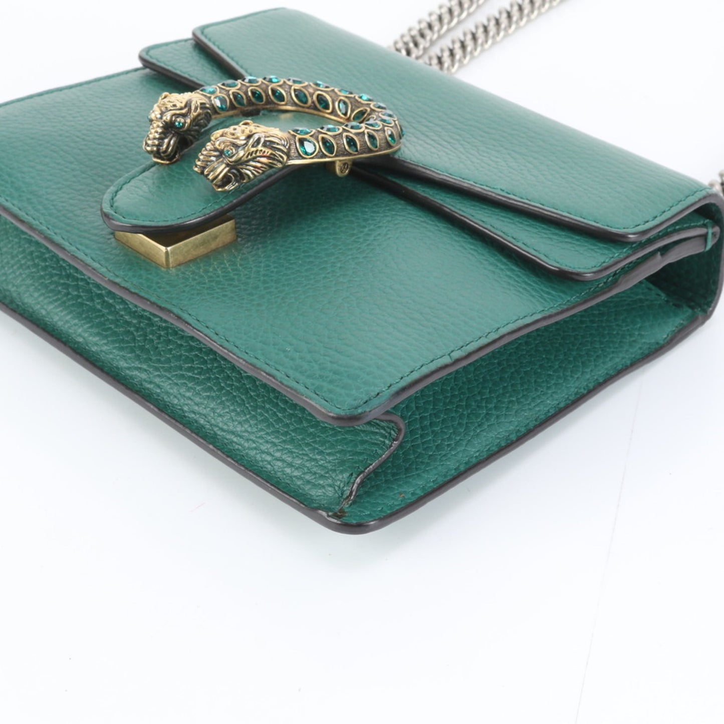 Gucci Green Leather Shoulder Bag