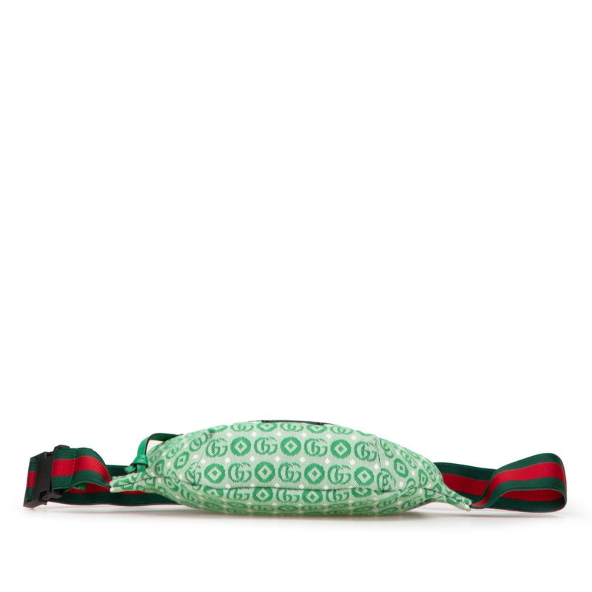 Gucci Green Canvas Fanny Pack