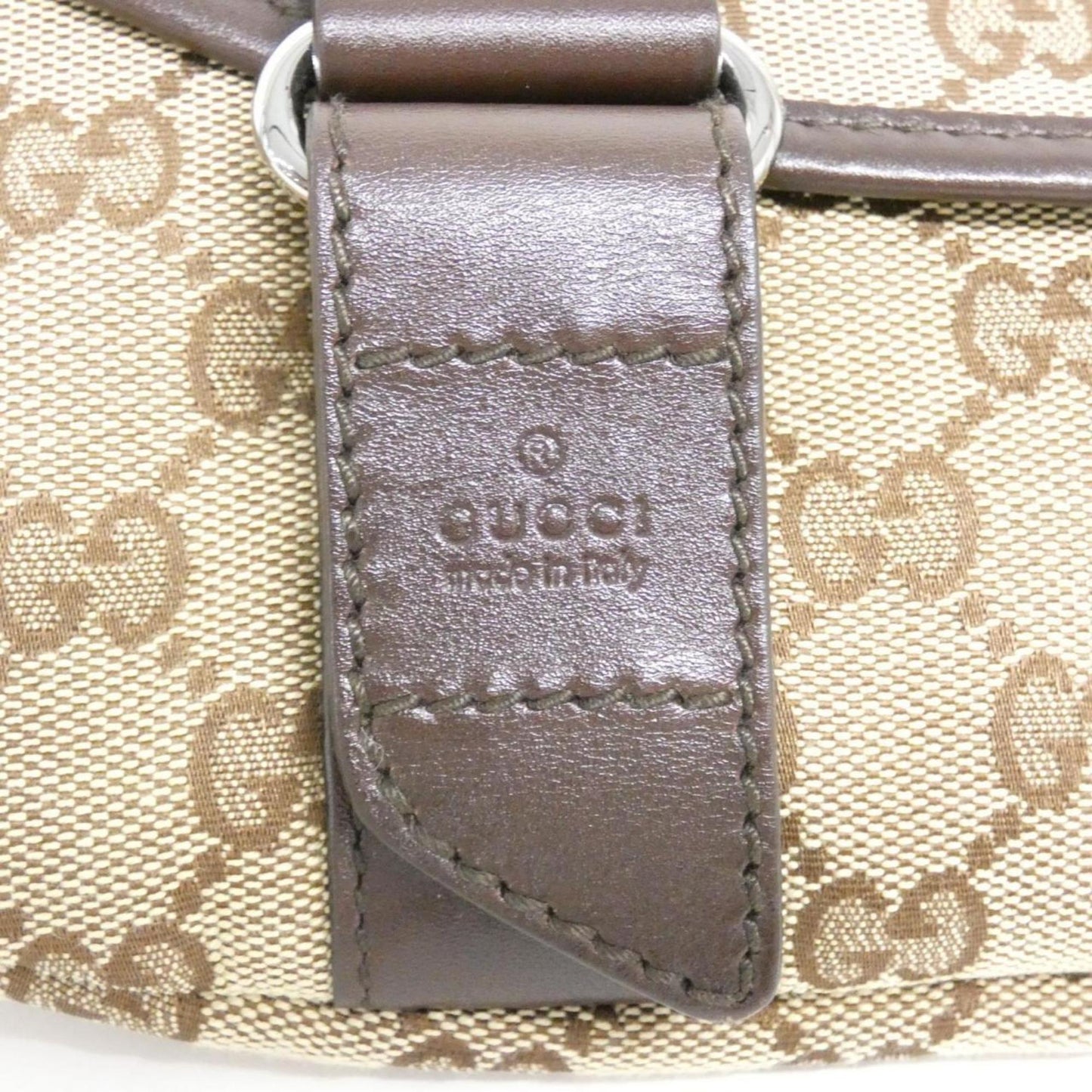 Gucci Beige Brown Gg Canvas Fanny Pack