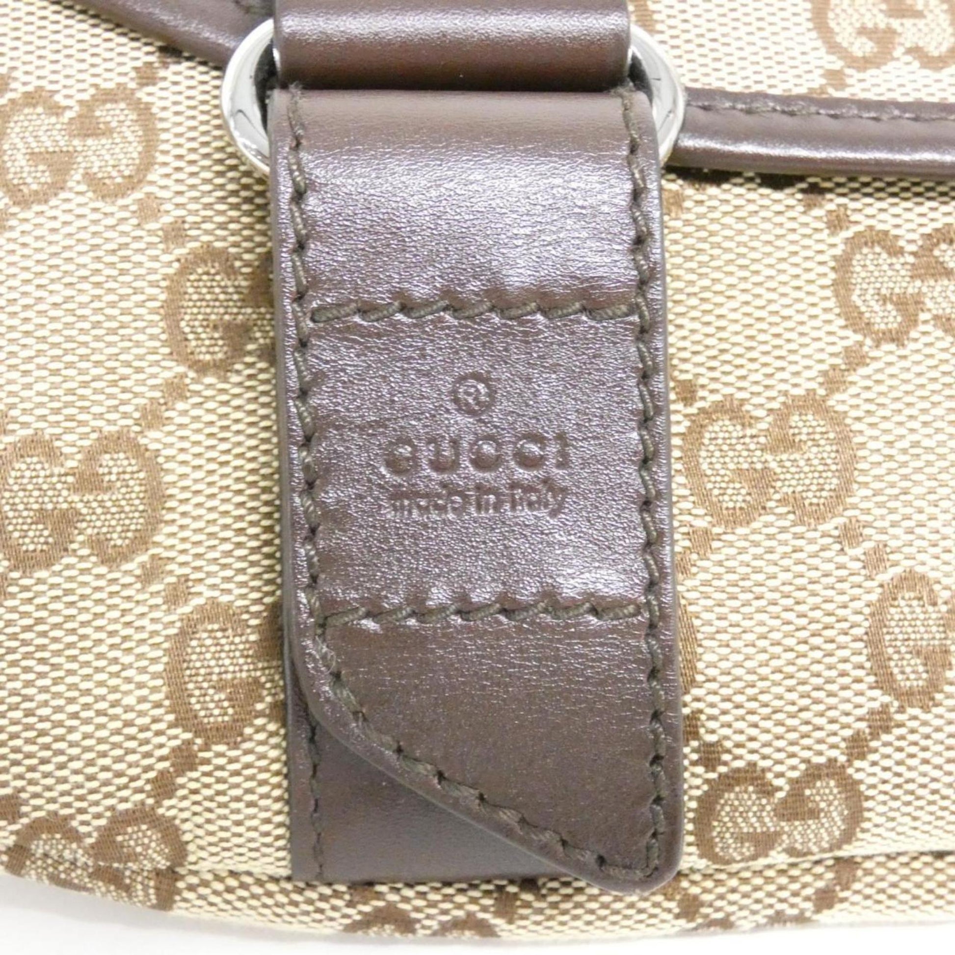 Gucci Beige Brown Gg Canvas Fanny Pack