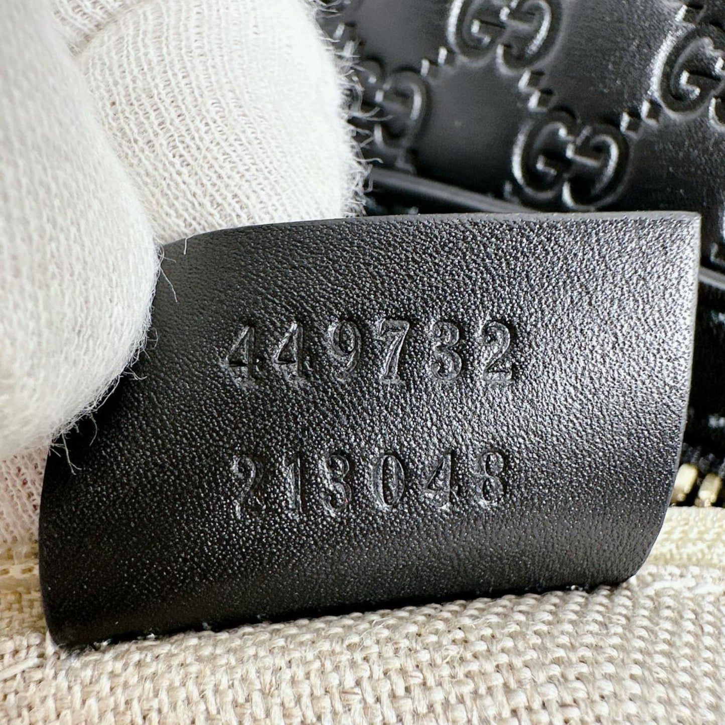 Gucci Black Leather Shoulder Bag
