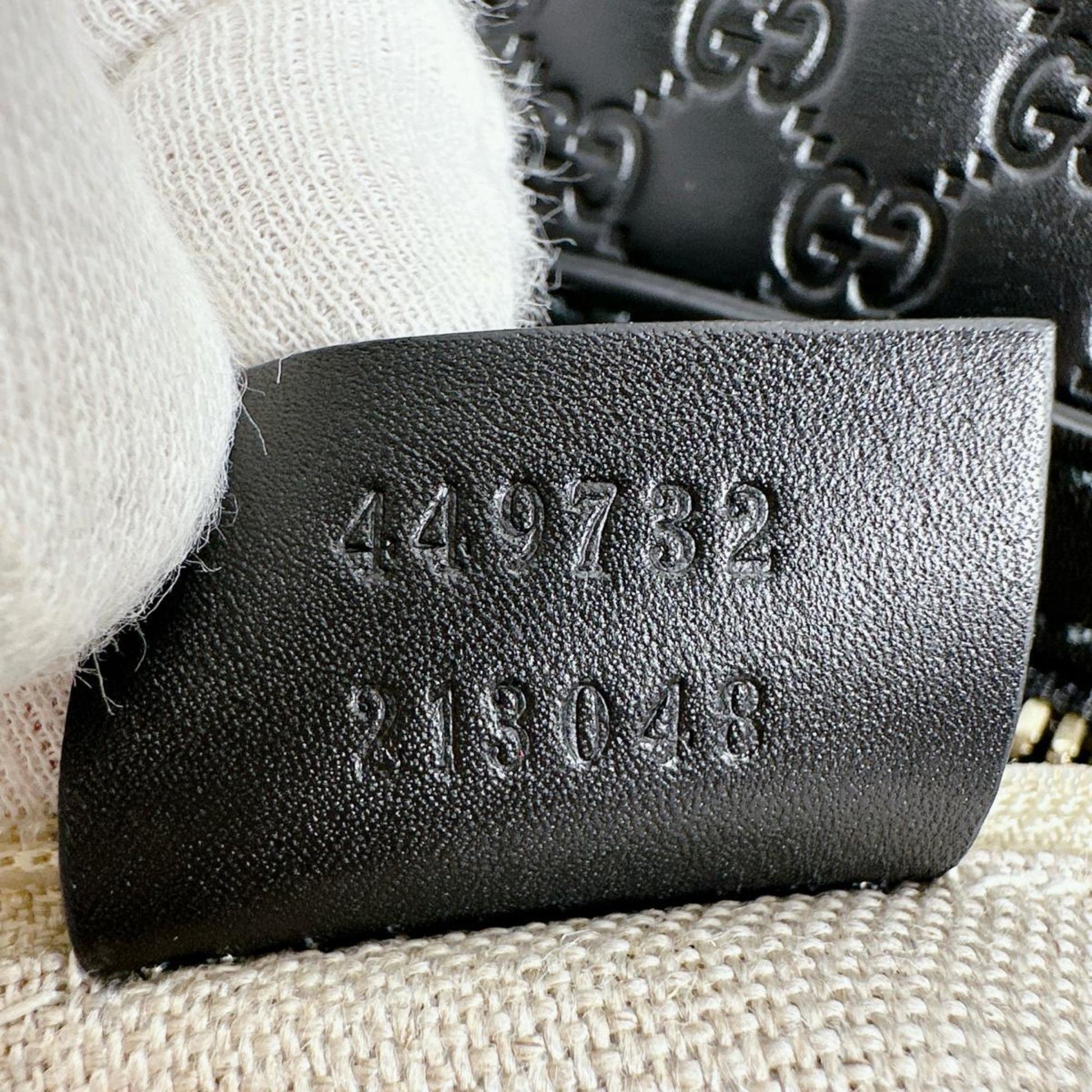 Gucci Black Leather Shoulder Bag