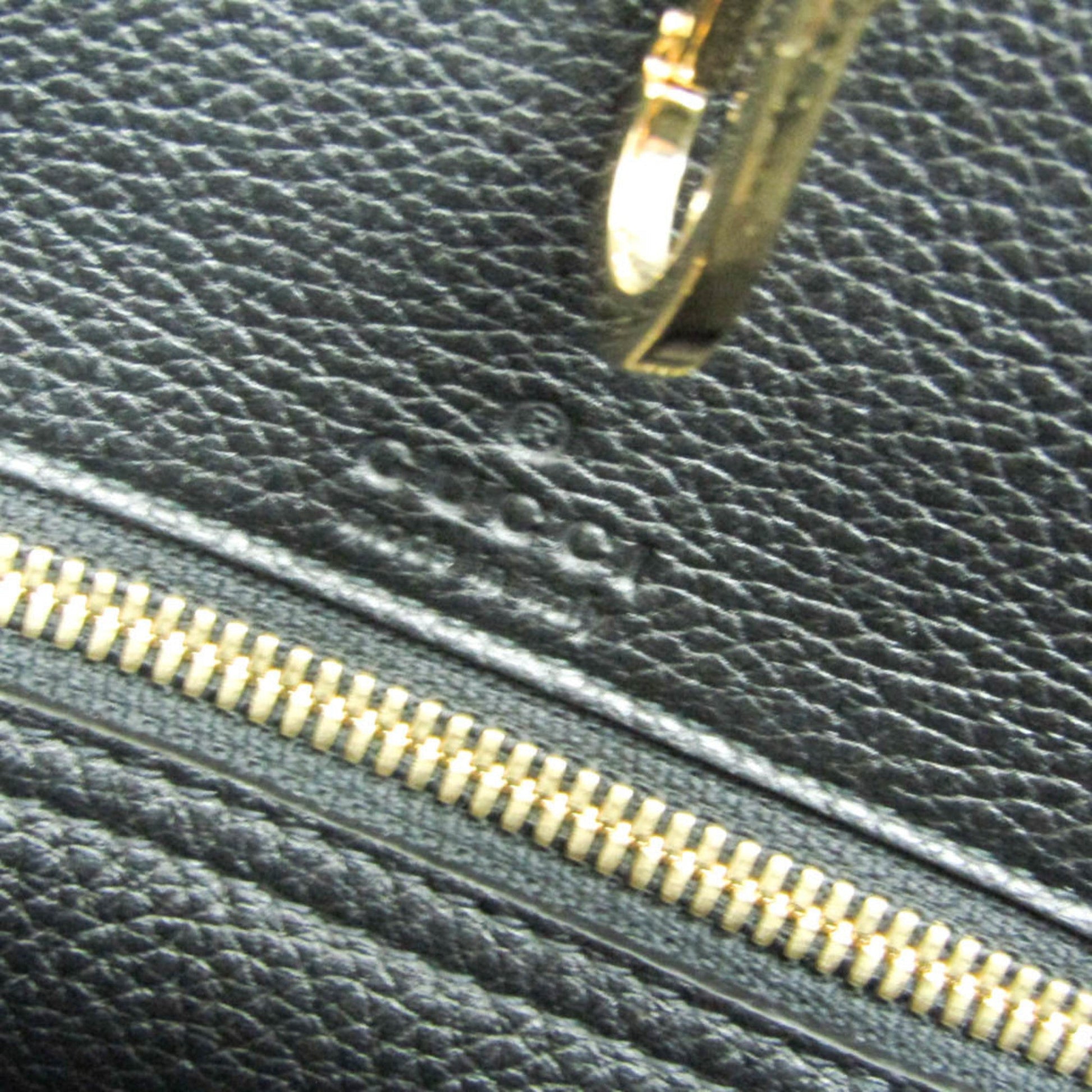 Gucci Black Leather Shoulder Bag Tote Bag