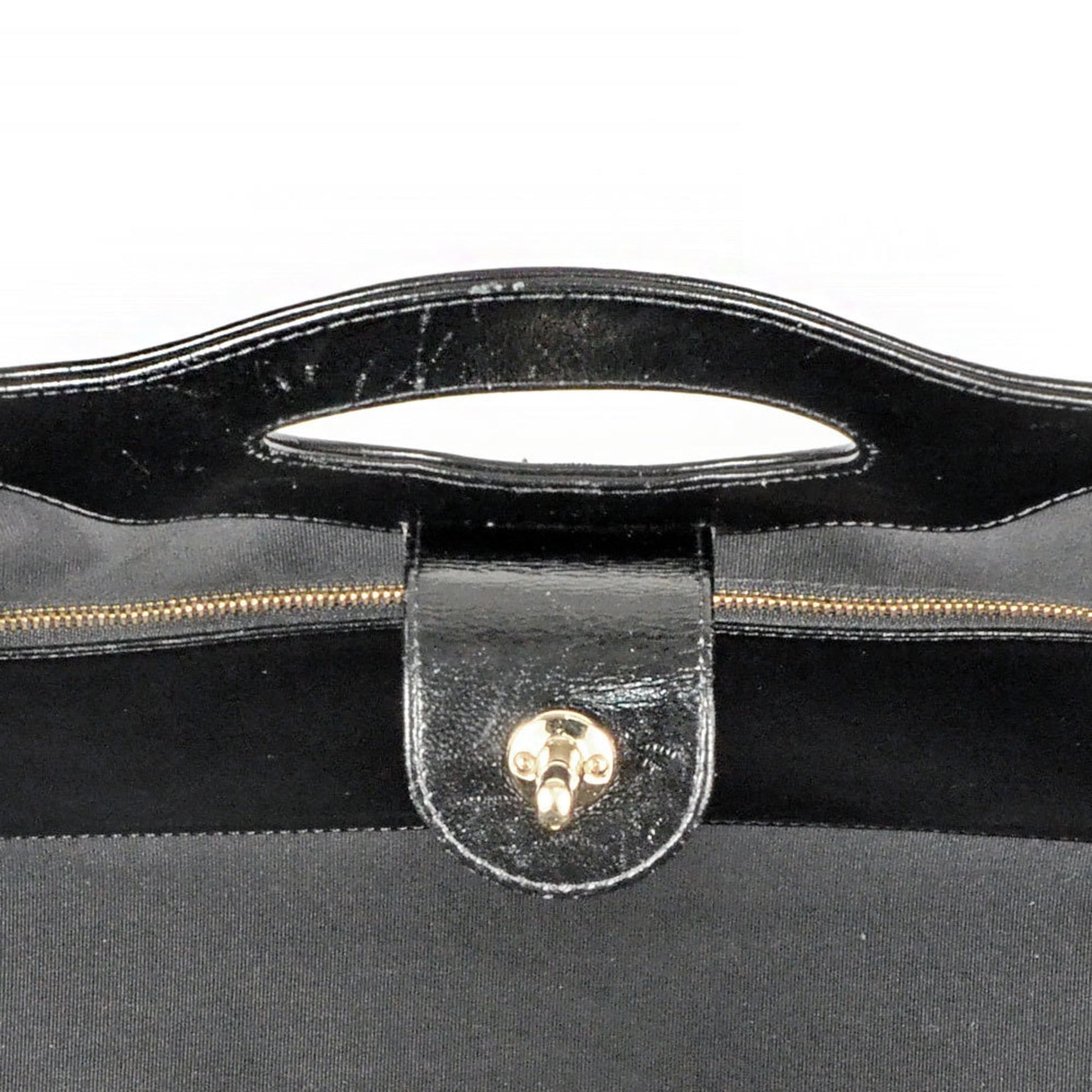 Gucci Black Leather Handbag Shoulder Bag
