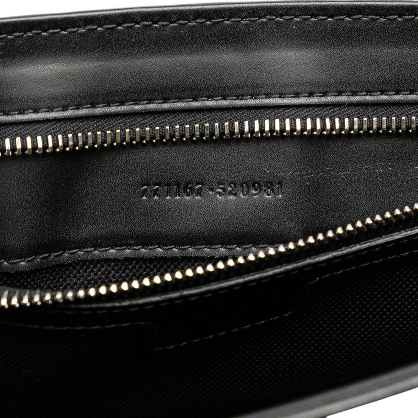 Gucci Black Pvc Leather Shoulder Bag