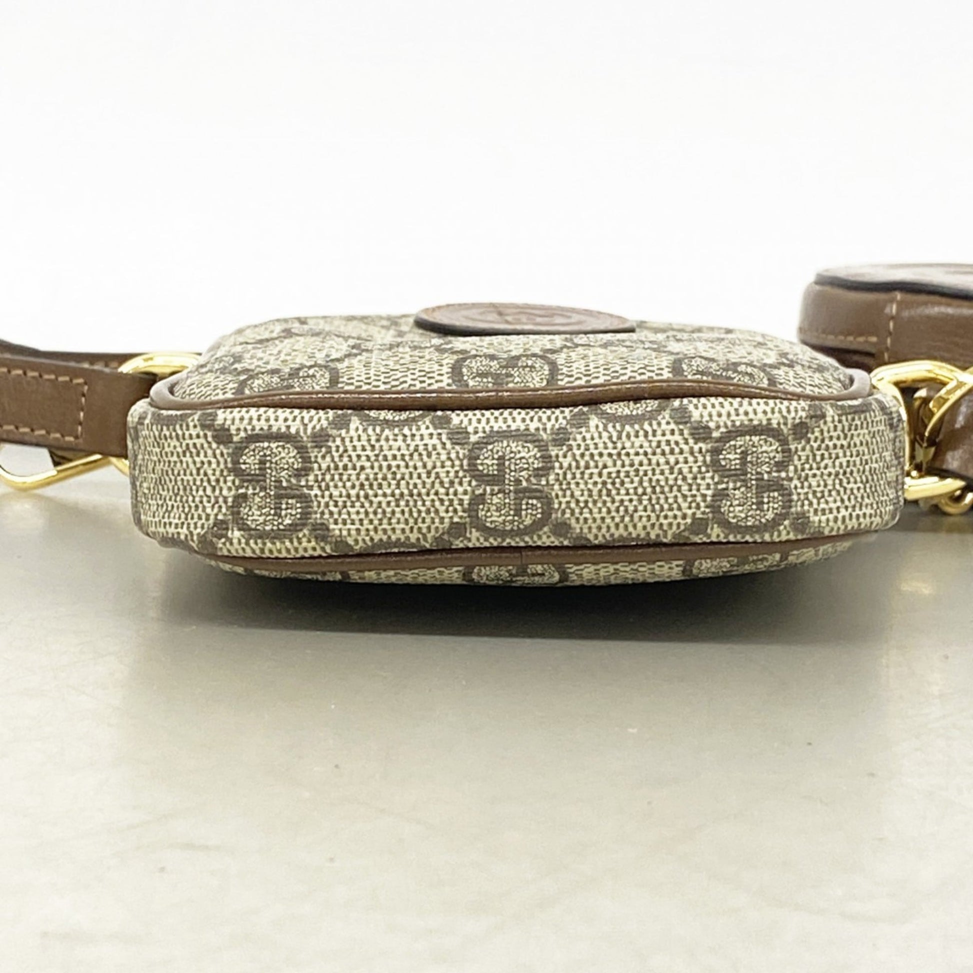 Gucci Brown Pvc Shoulder Bag