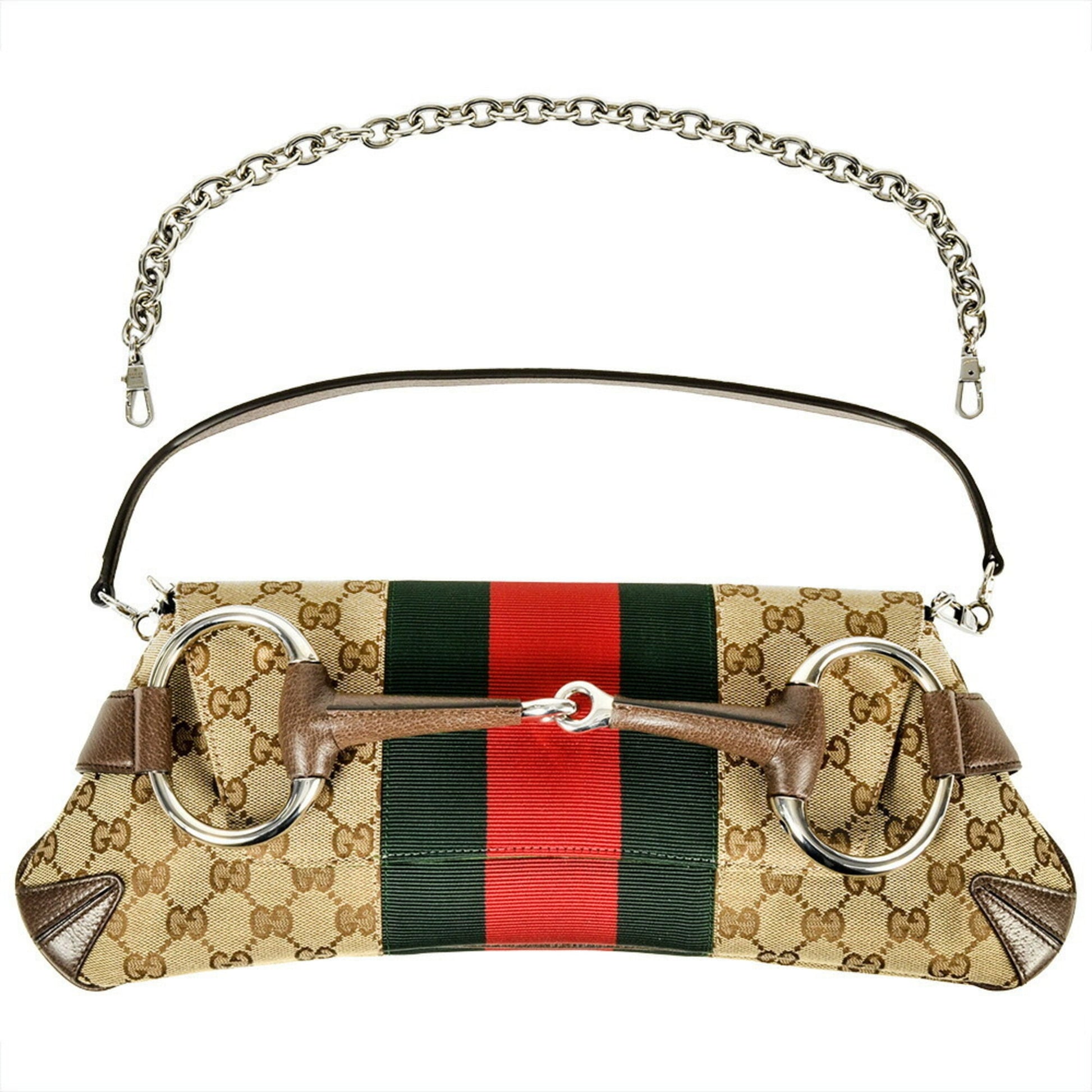 Gucci Beige Gg Canvas Handbag