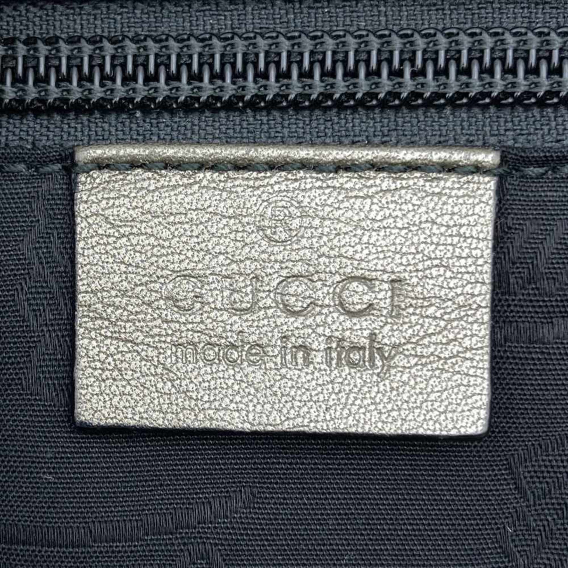 Gucci Gg Imprimé Brown Metallic Gg Imprimé Shoulder Bag