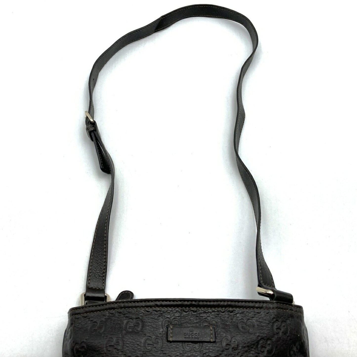 Gucci Brown Leather Shoulder Bag
