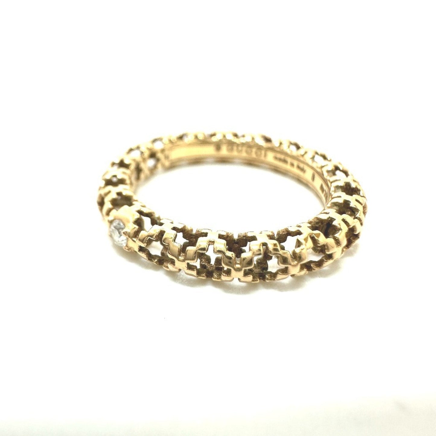 Gucci Gold Pink Gold (18K) Band Ring