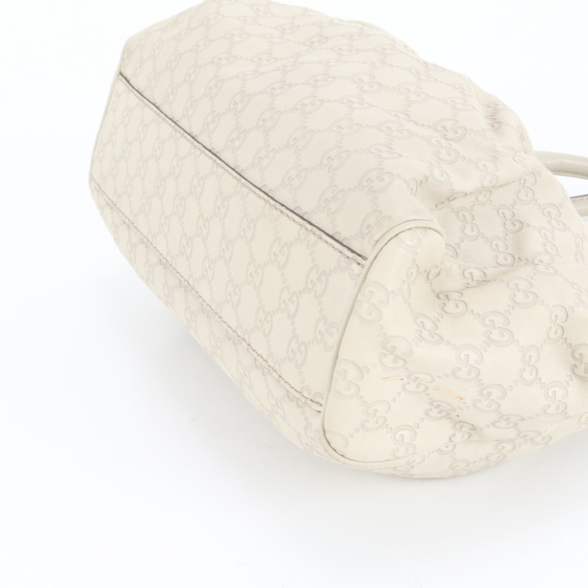 Gucci Ivory Leather Tote Bag