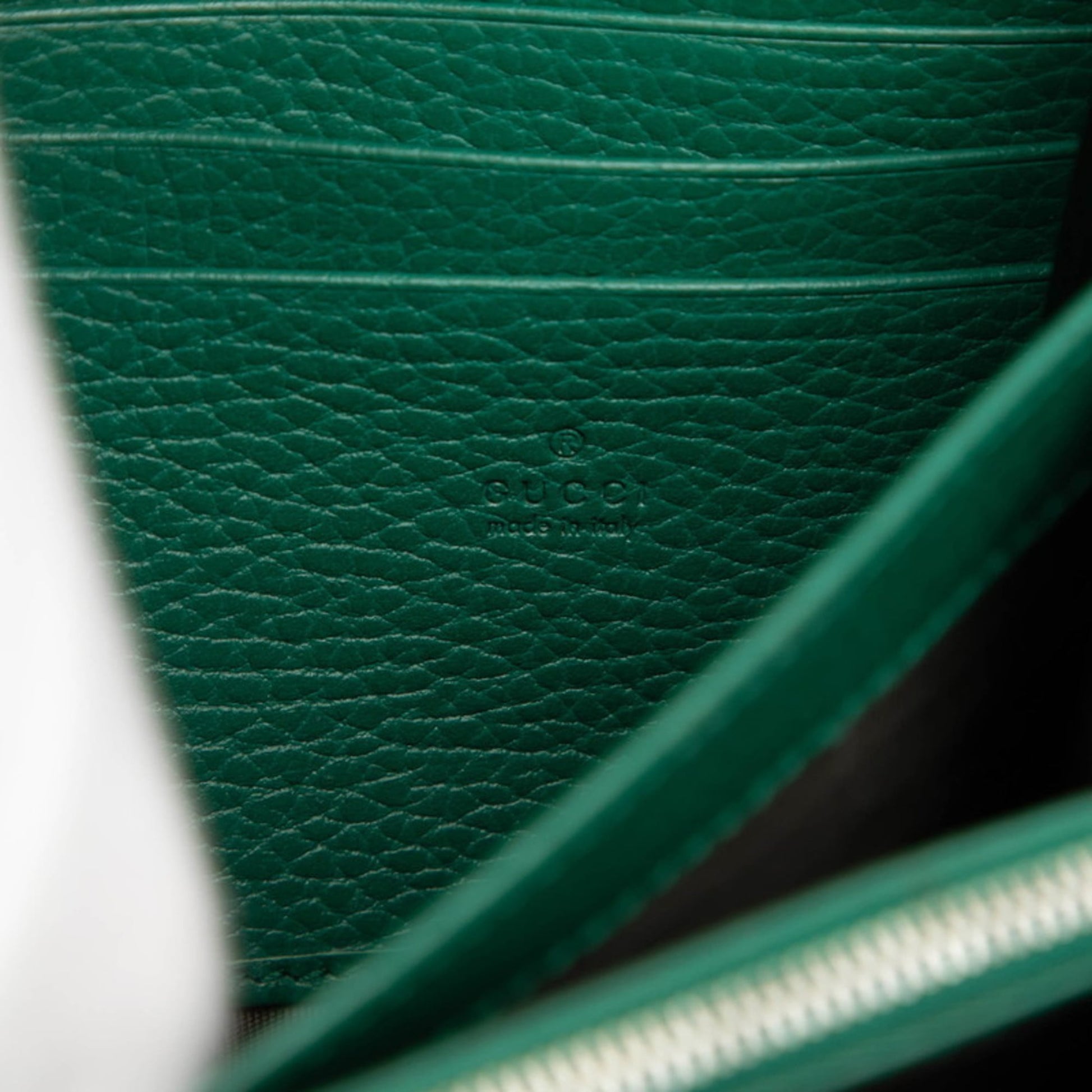 Gucci Green Leather Shoulder Bag
