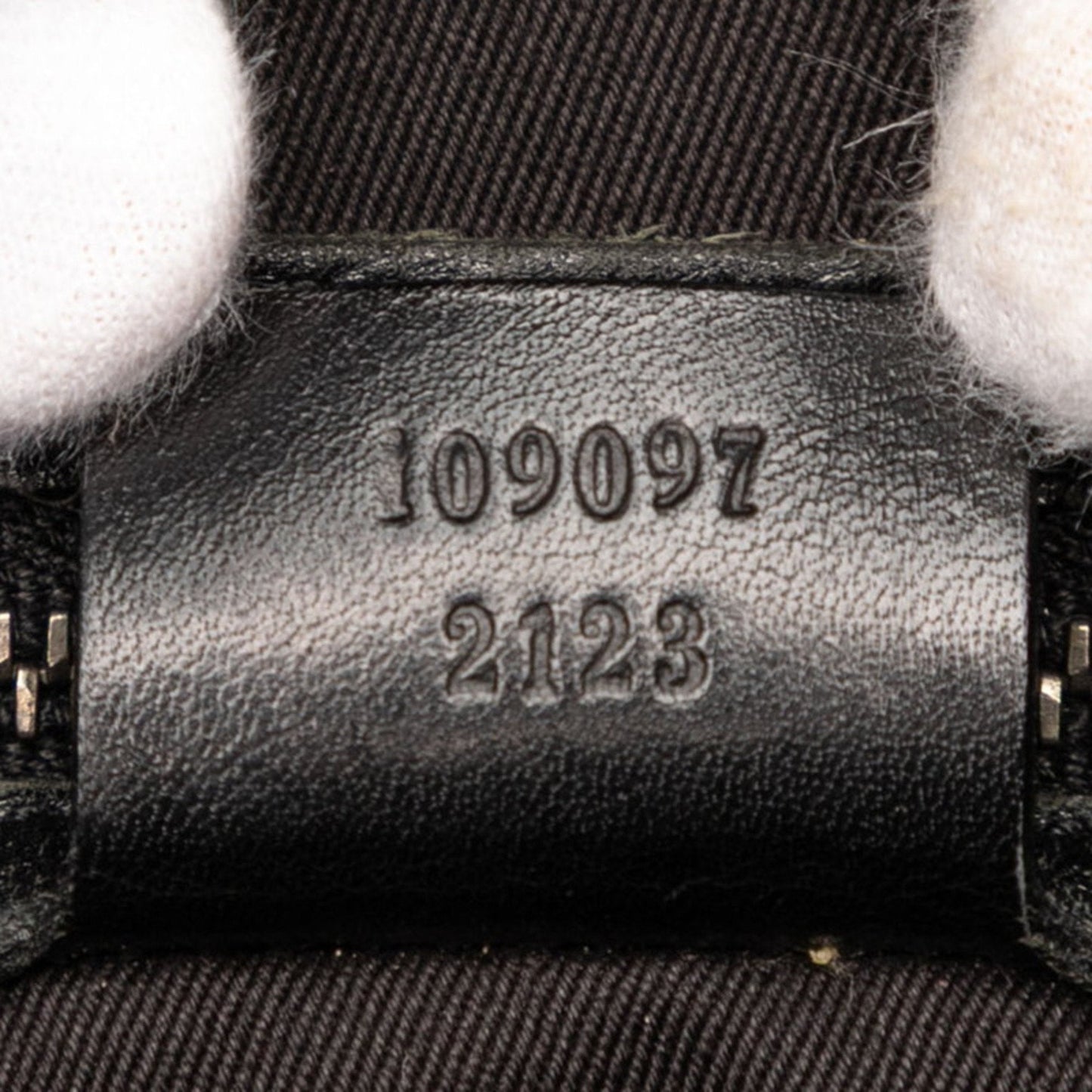 Gucci Black Canvas Leather Shoulder Bag