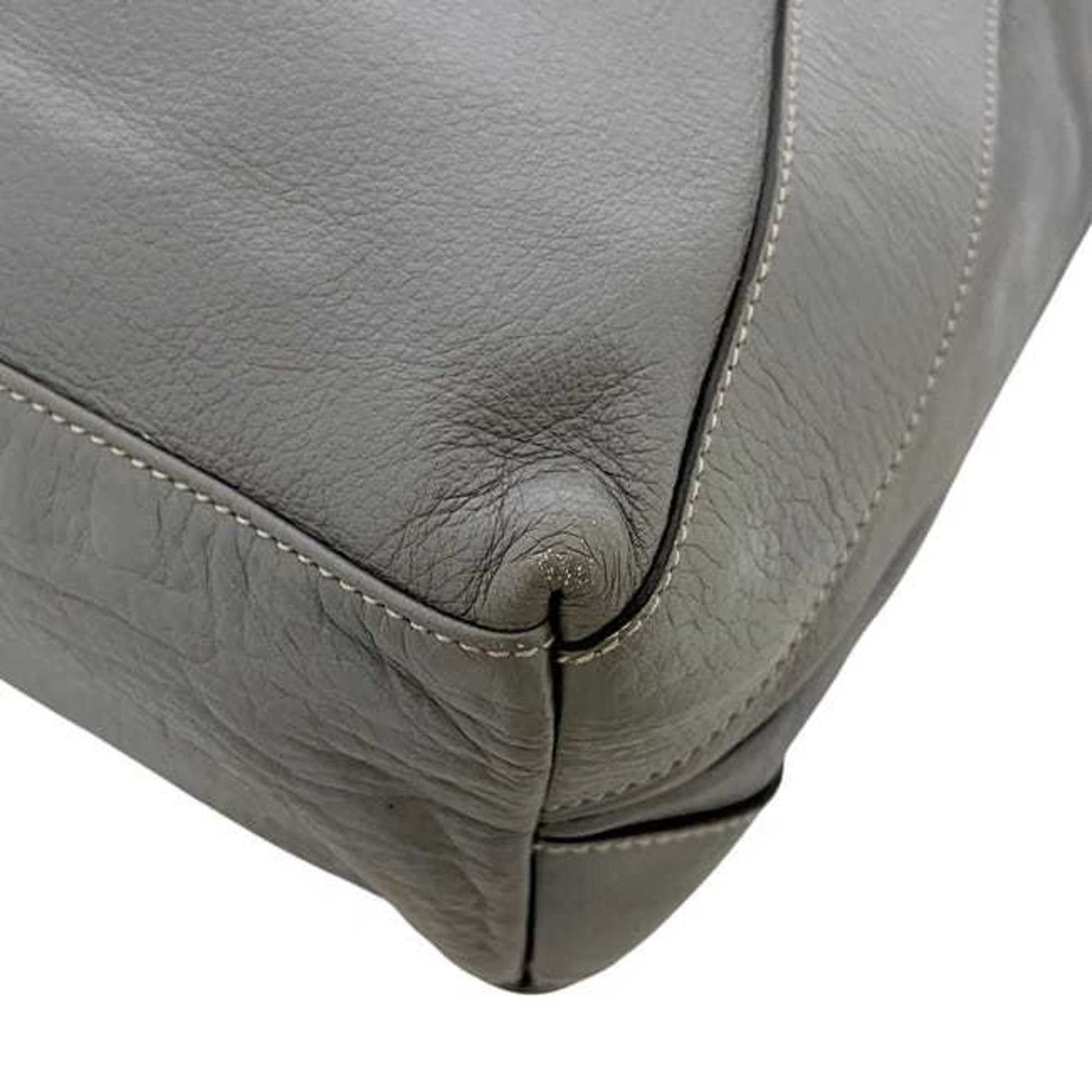 Gucci Hysteria Gray Leather Tote Bag