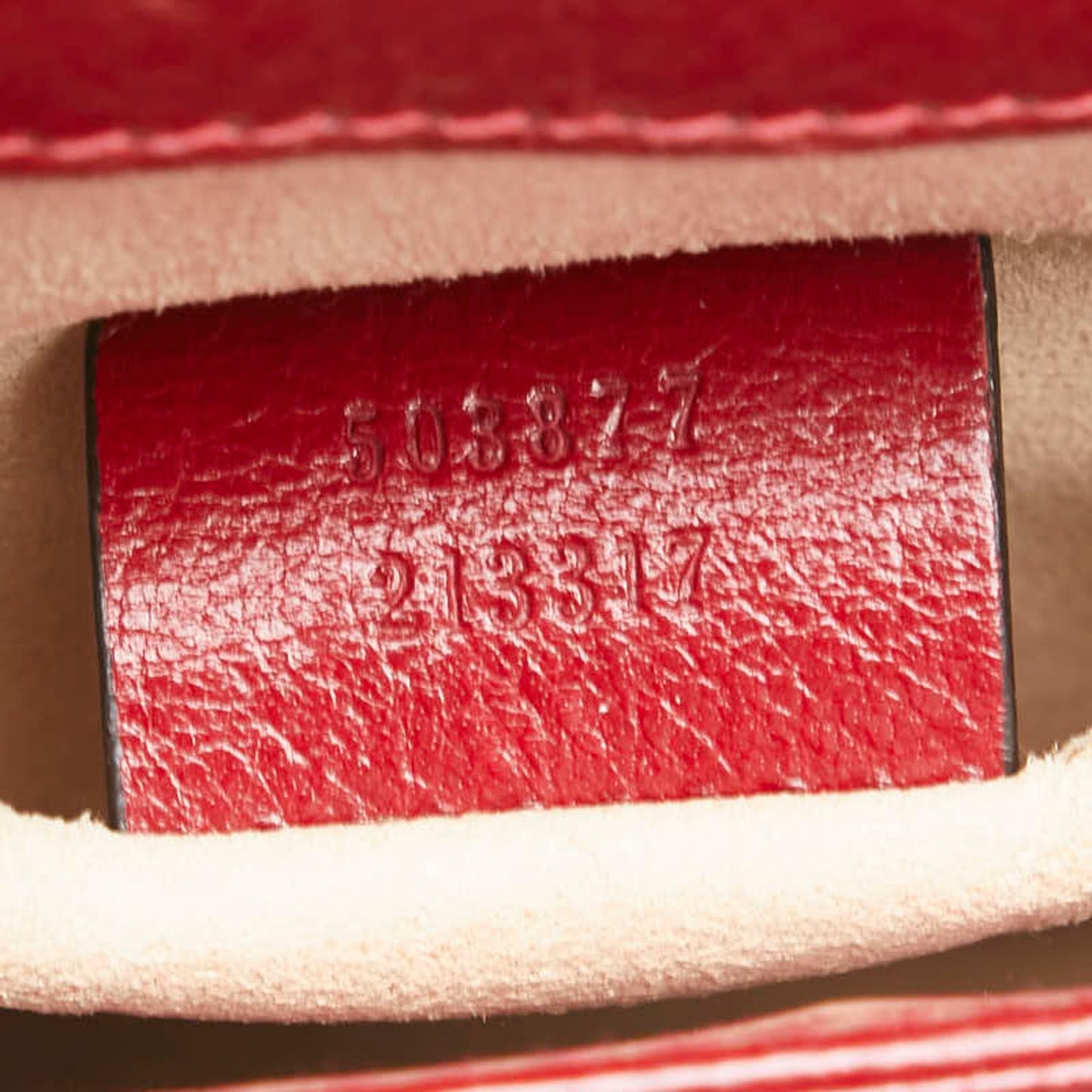 Gucci Navy Red Color Leather Suede Shoulder Bag