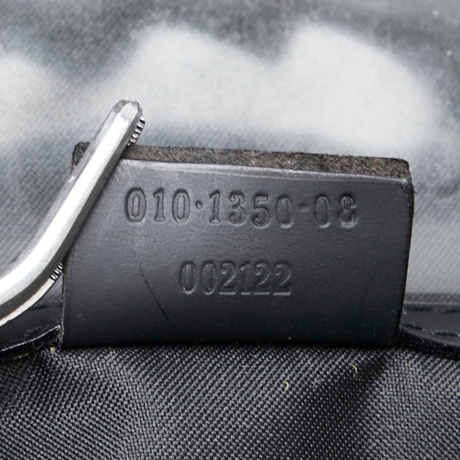 Gucci Black Nylon Leather Boston Bag