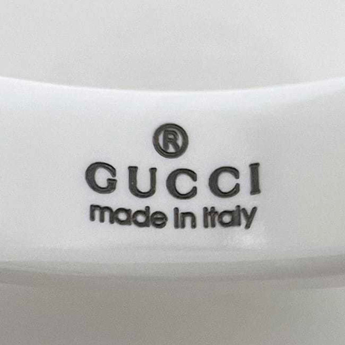Gucci White Yellow Gold Ceramic Yellow Gold (18K) Band Ring