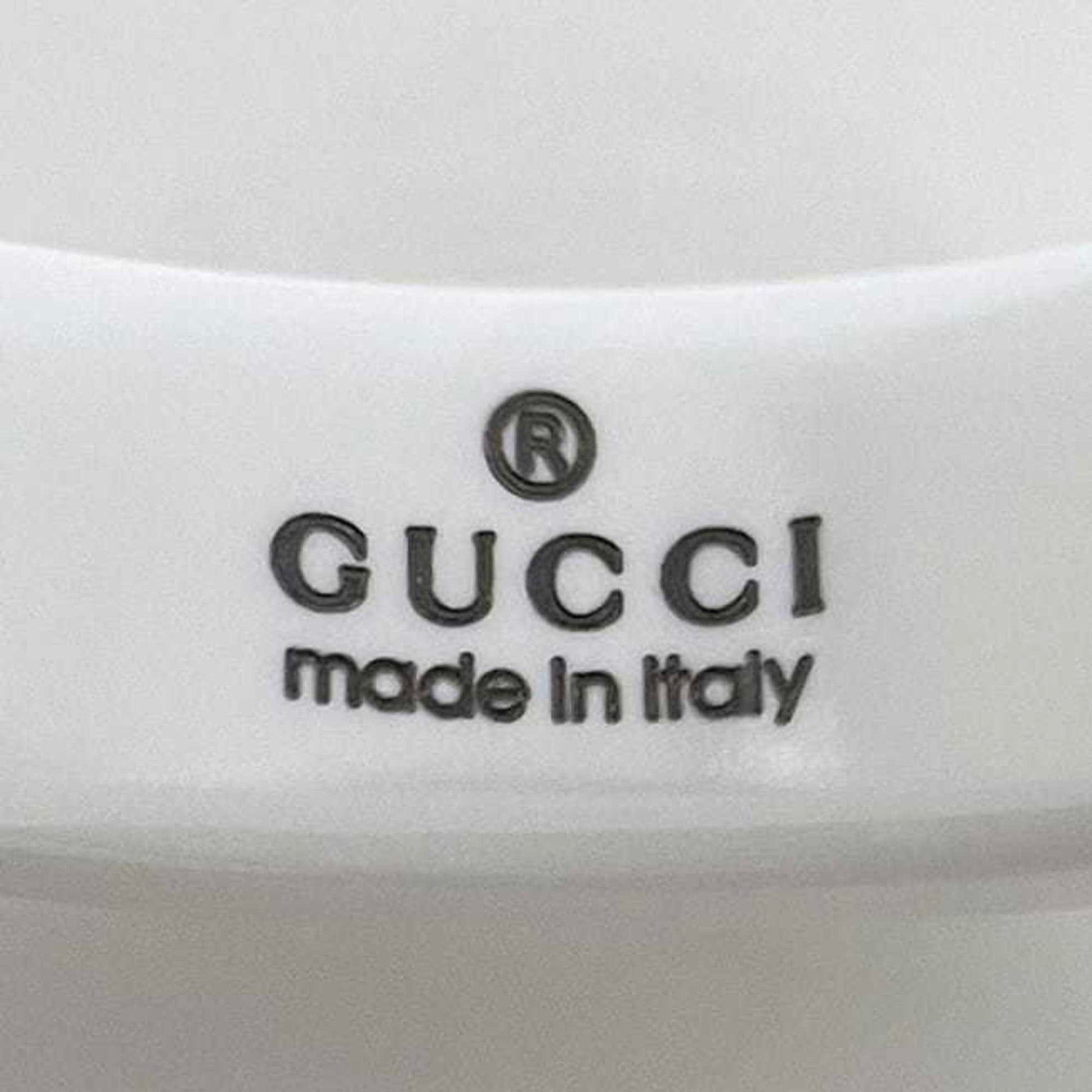 Gucci White Yellow Gold Ceramic Yellow Gold (18K) Band Ring