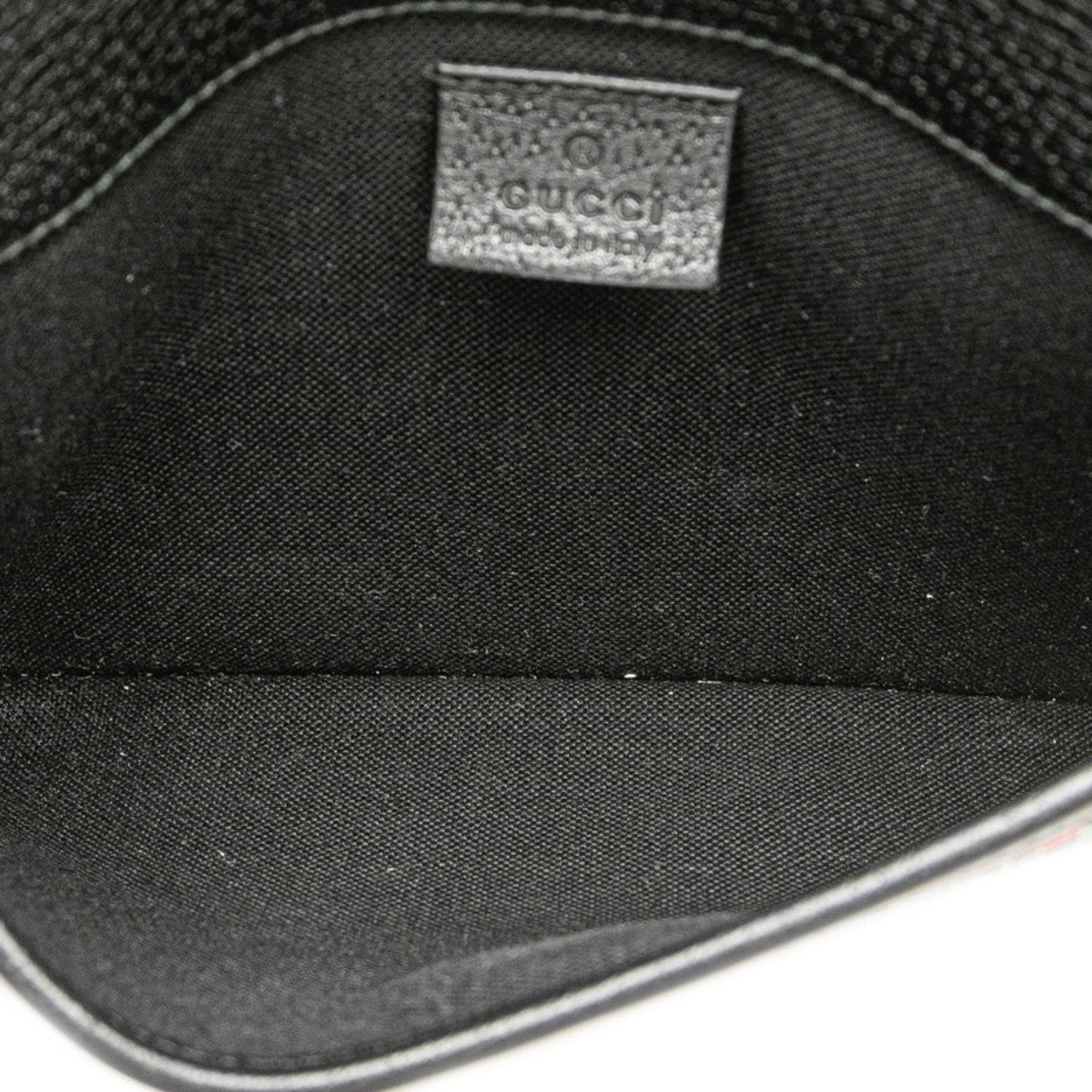 Gucci Black Multi-Color Pvc Leather Fanny Pack