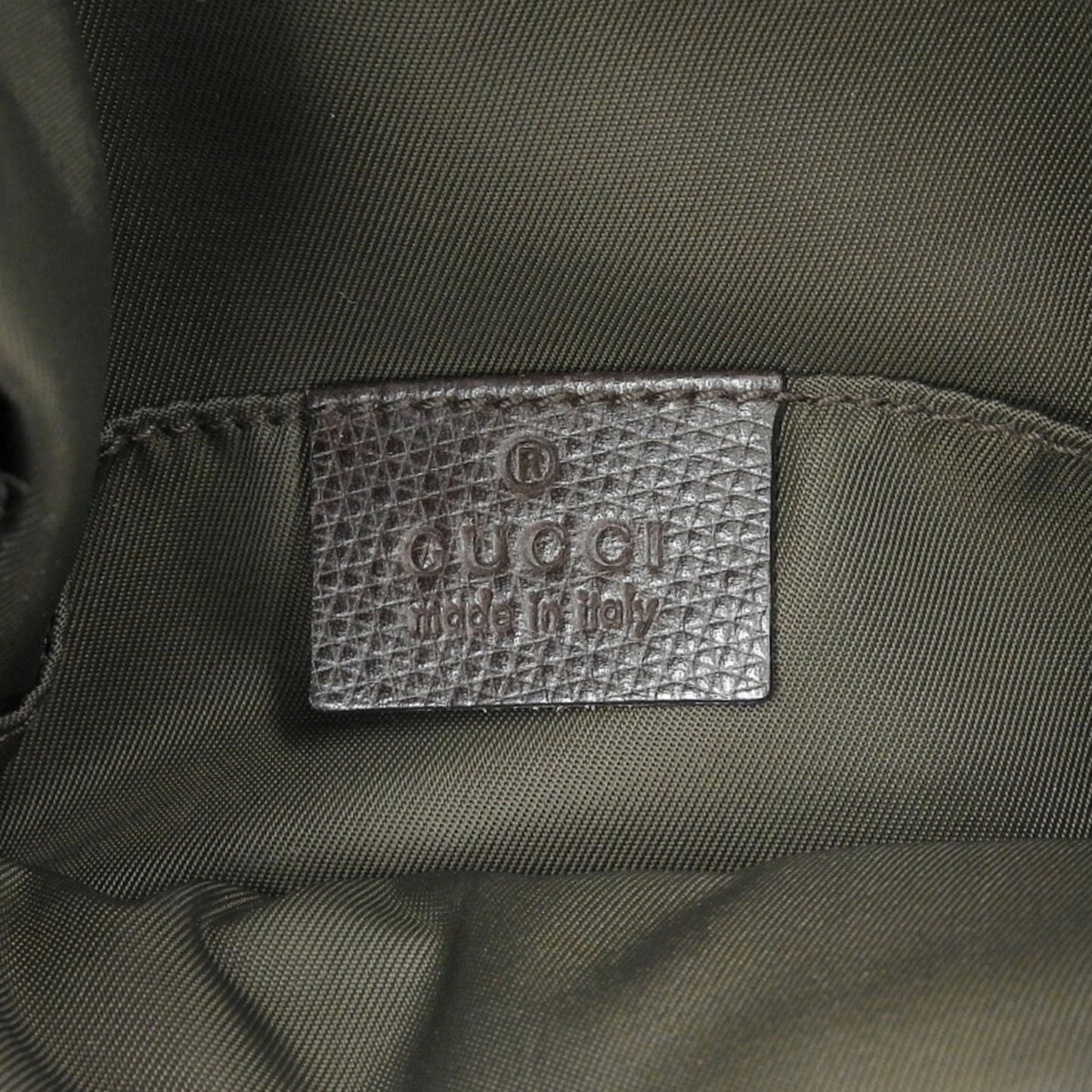 Gucci Brown Dark Brown Nylon Shoulder Bag