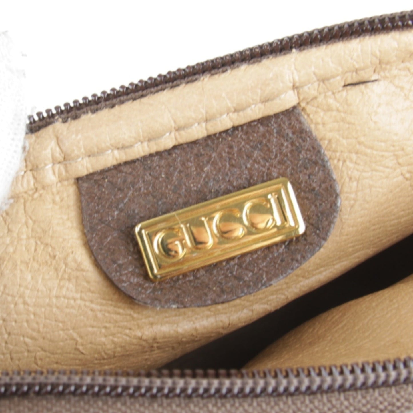 Gucci Brown Gg Supreme Pouch