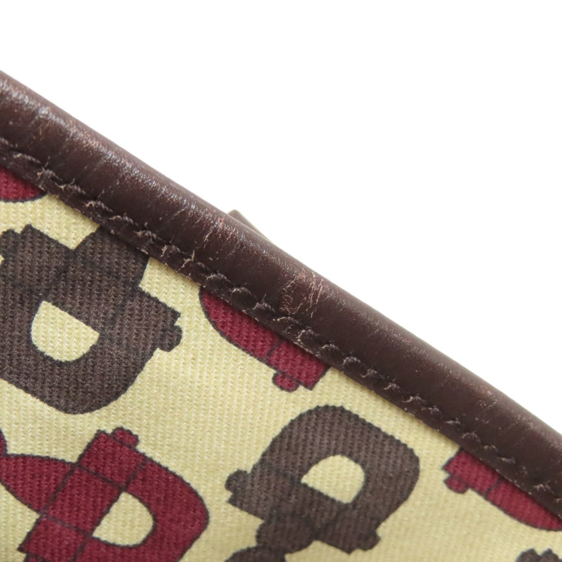 Gucci Brown Canvas Tote Bag