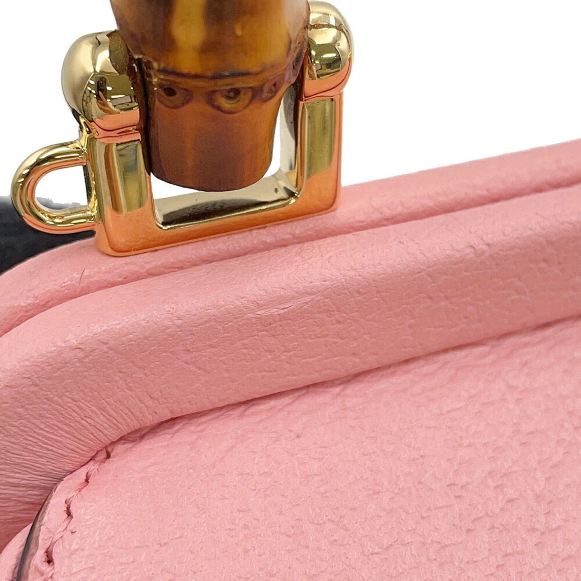 Gucci Pink Leather Handbag