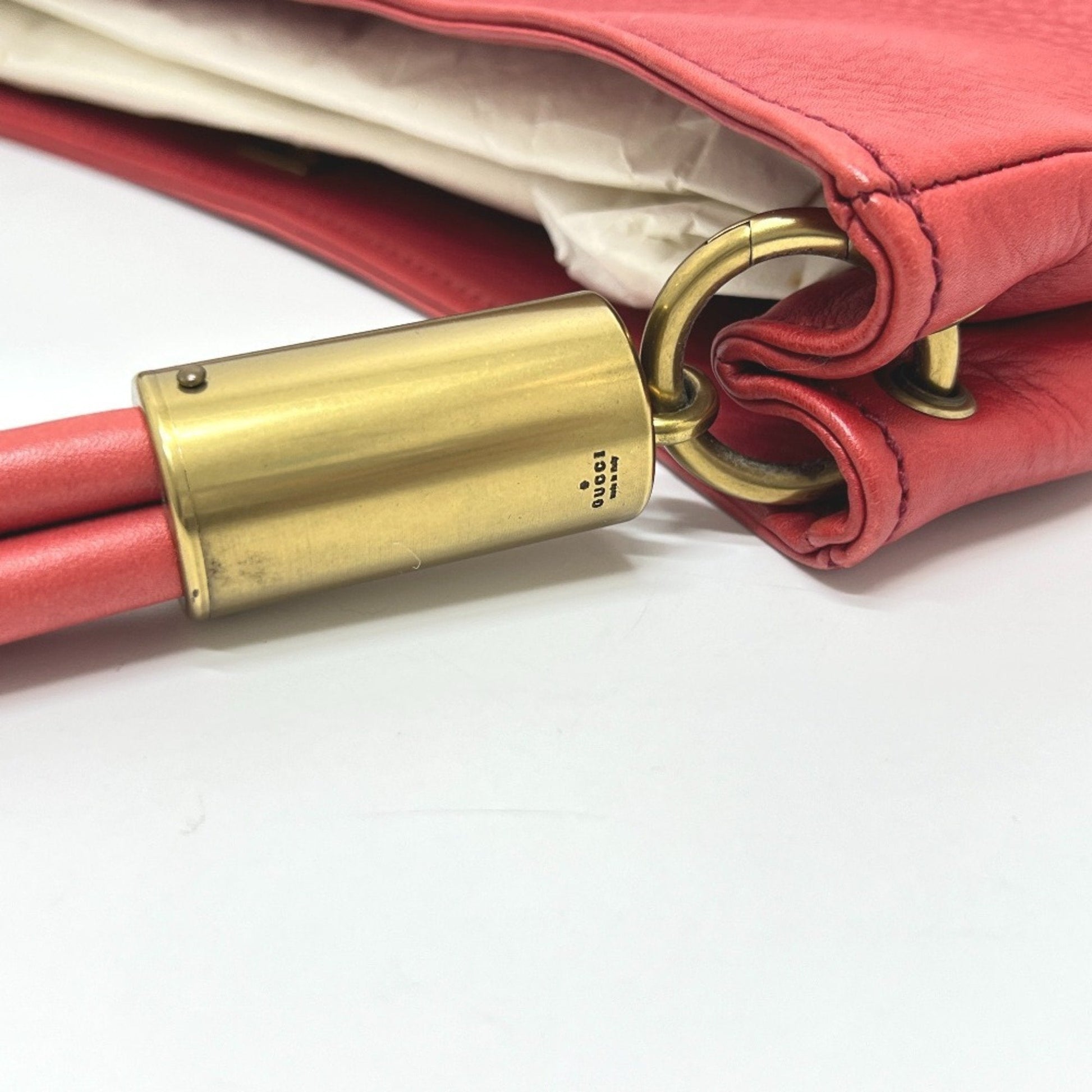 Gucci Red Color Leather Handbag